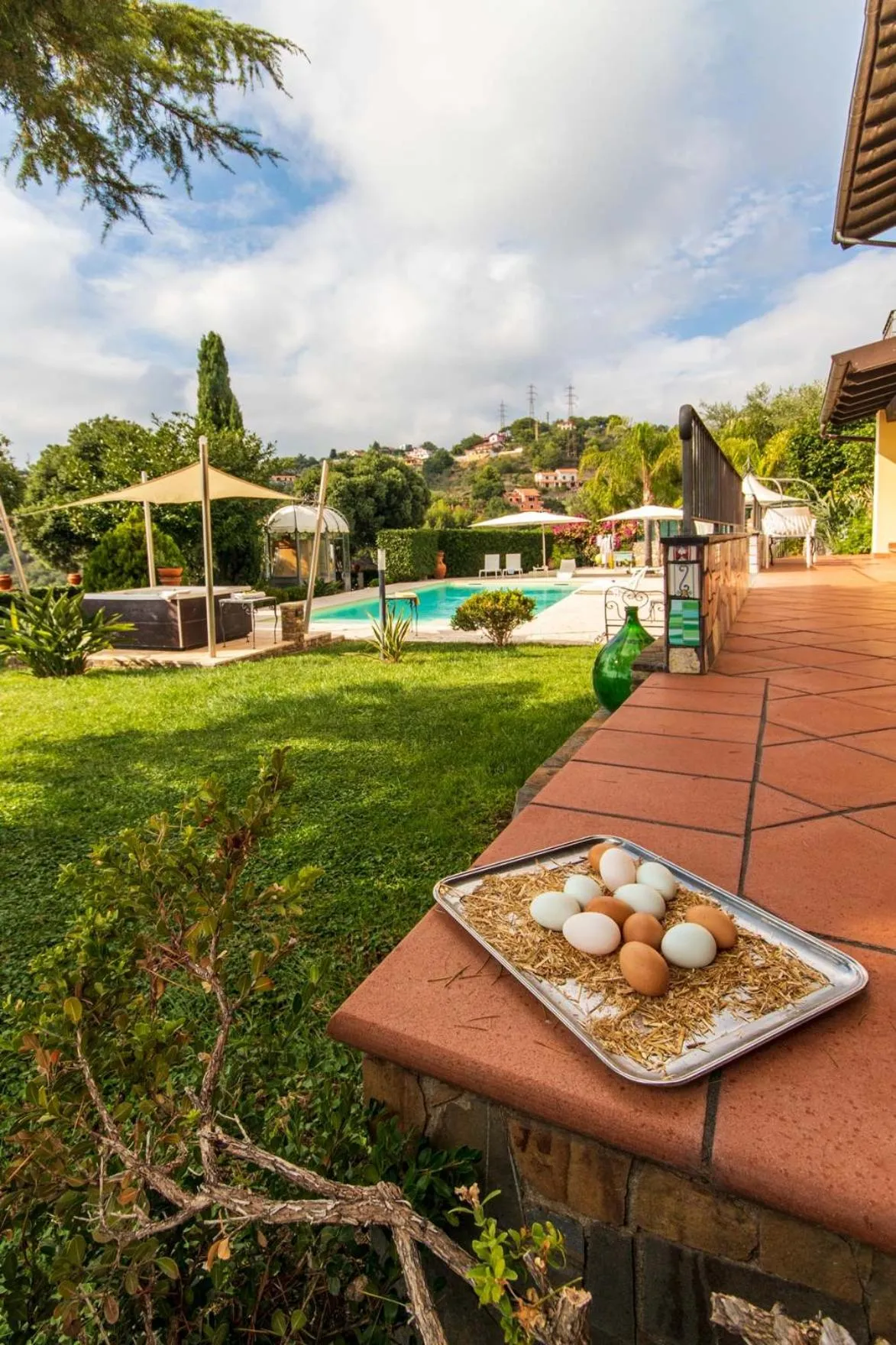 Garden in Il Mirto B&B