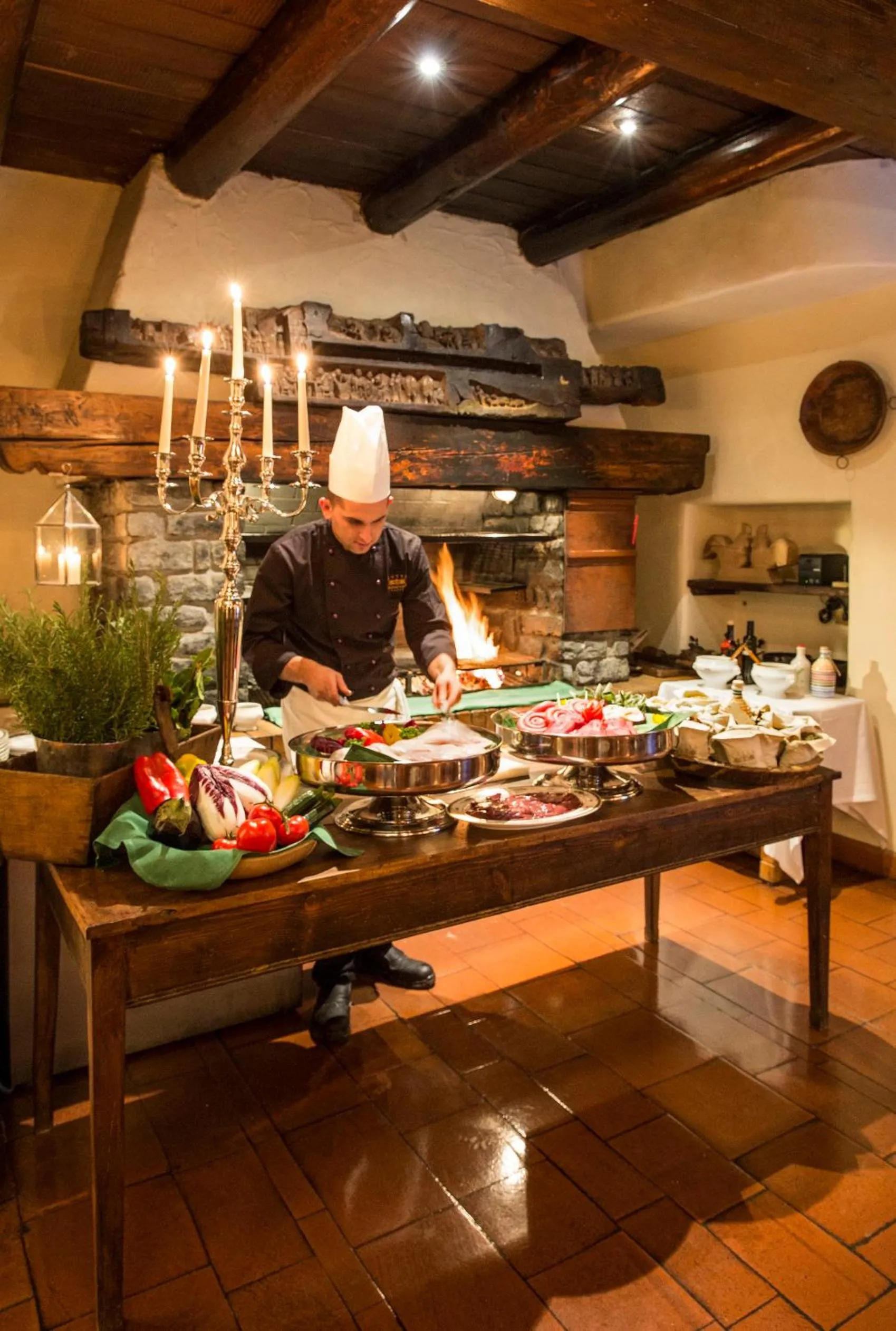 Dinner in Hotel Hermitage Relais & Châteaux