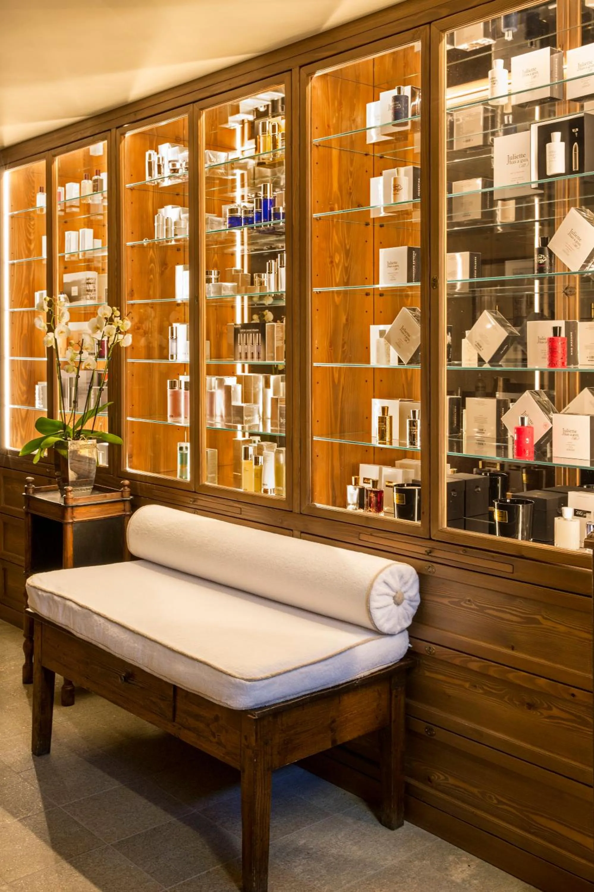 Spa and wellness centre/facilities in Hotel Hermitage Relais & Châteaux