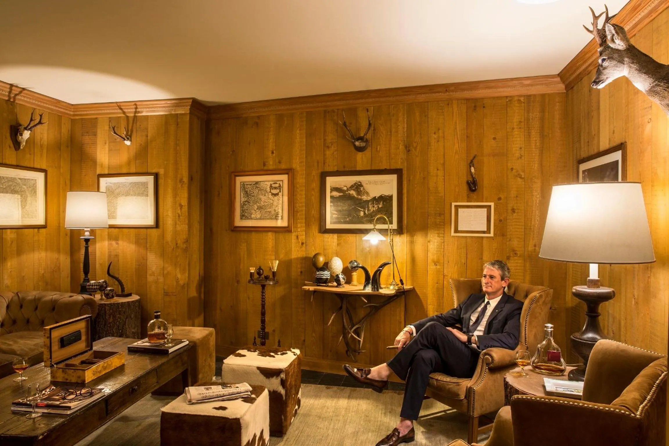 Lobby or reception in Hotel Hermitage Relais & Châteaux