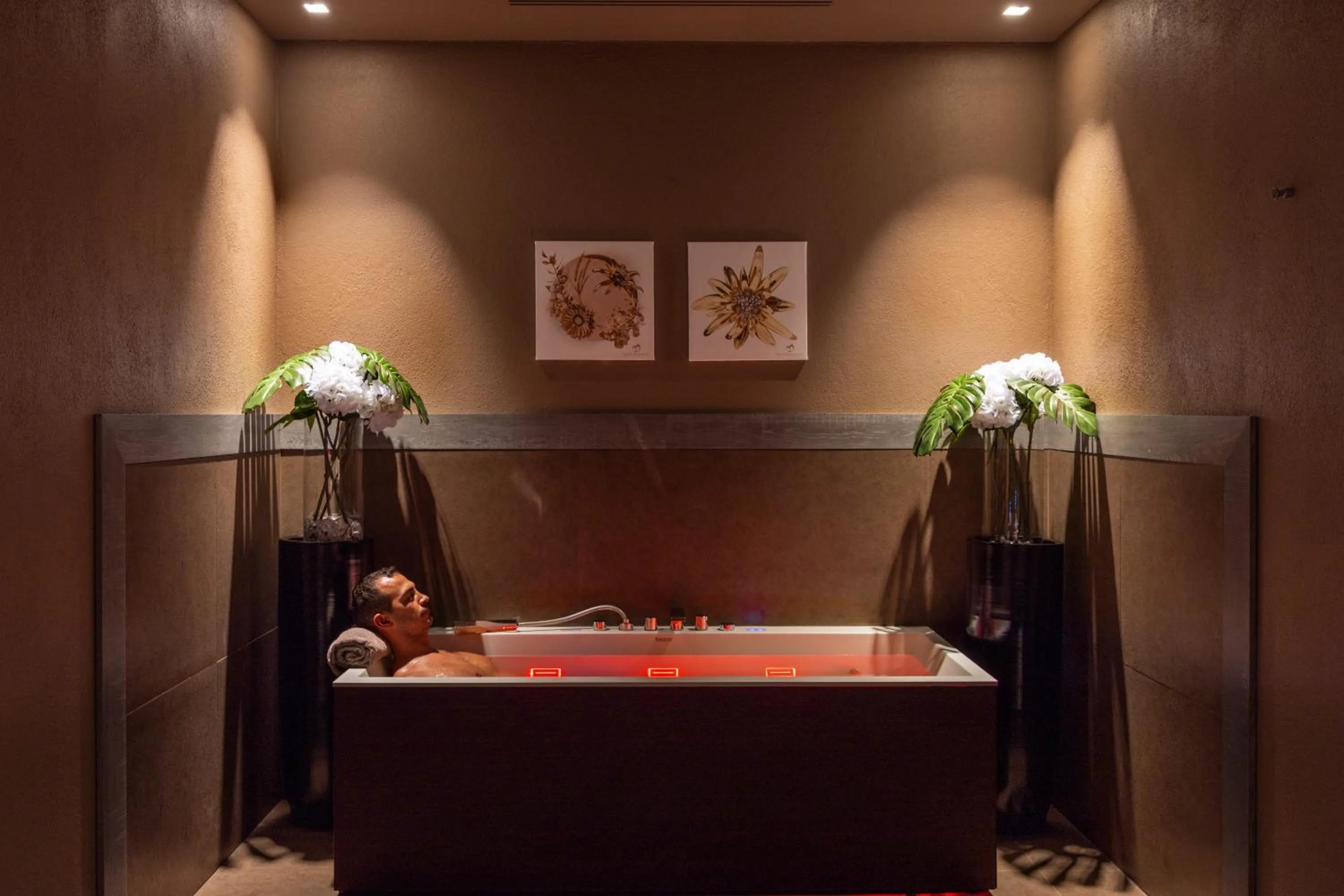 Spa and wellness centre/facilities in Hotel Hermitage Relais & Châteaux