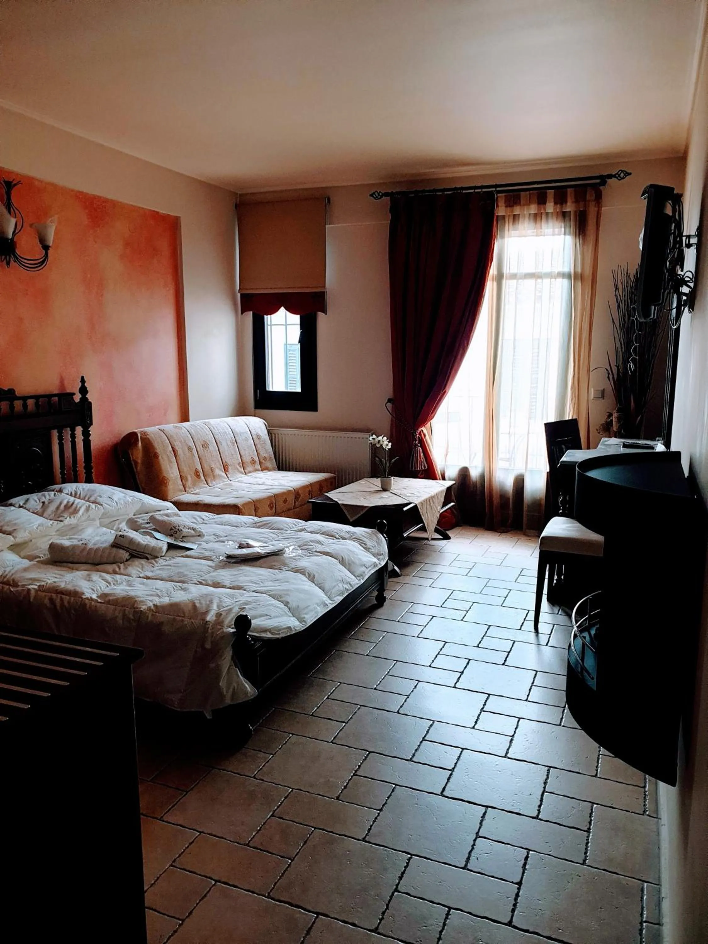 Bed in ''EPAVLIS boutique GALAXIDI''