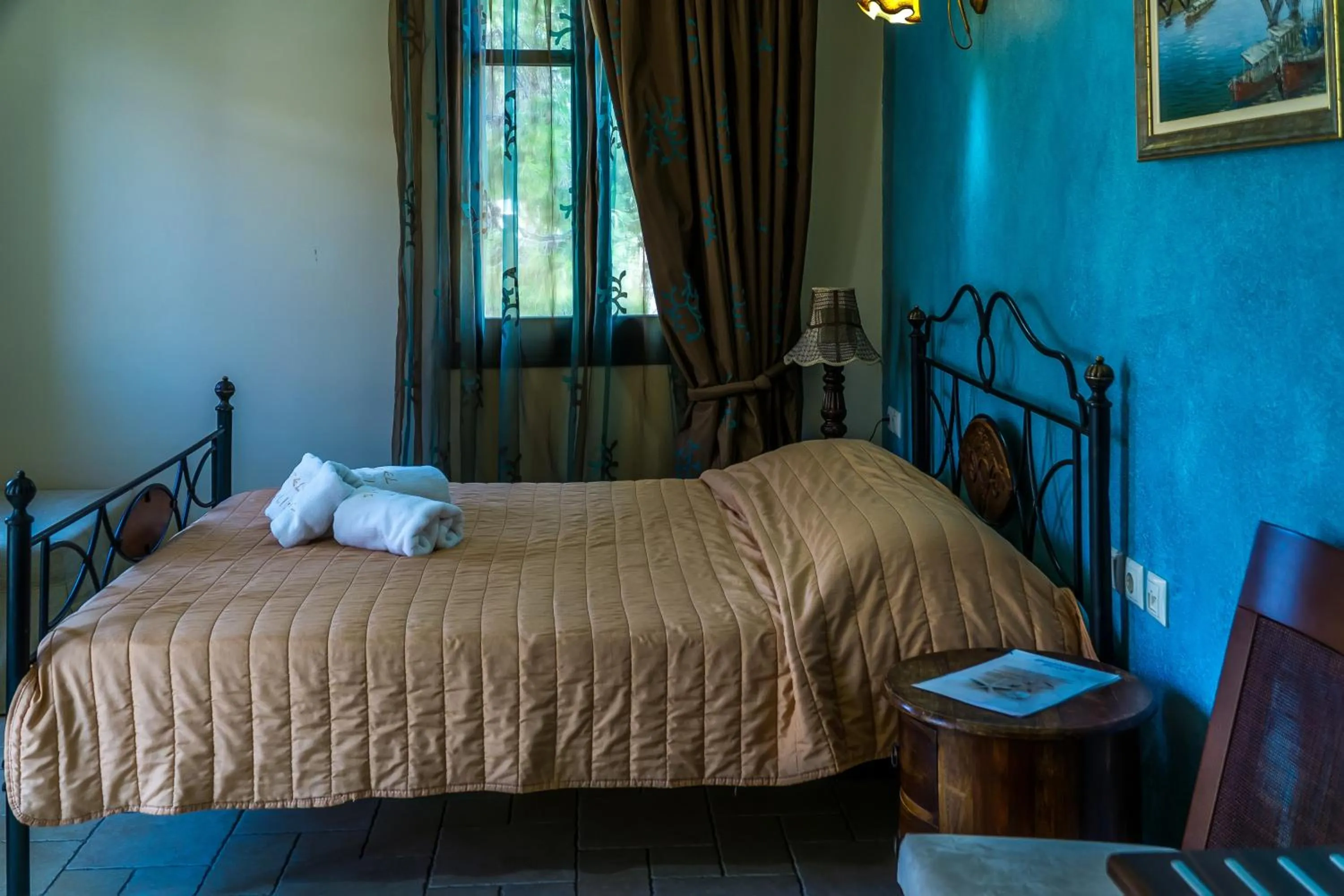 Bed in ''EPAVLIS boutique GALAXIDI''