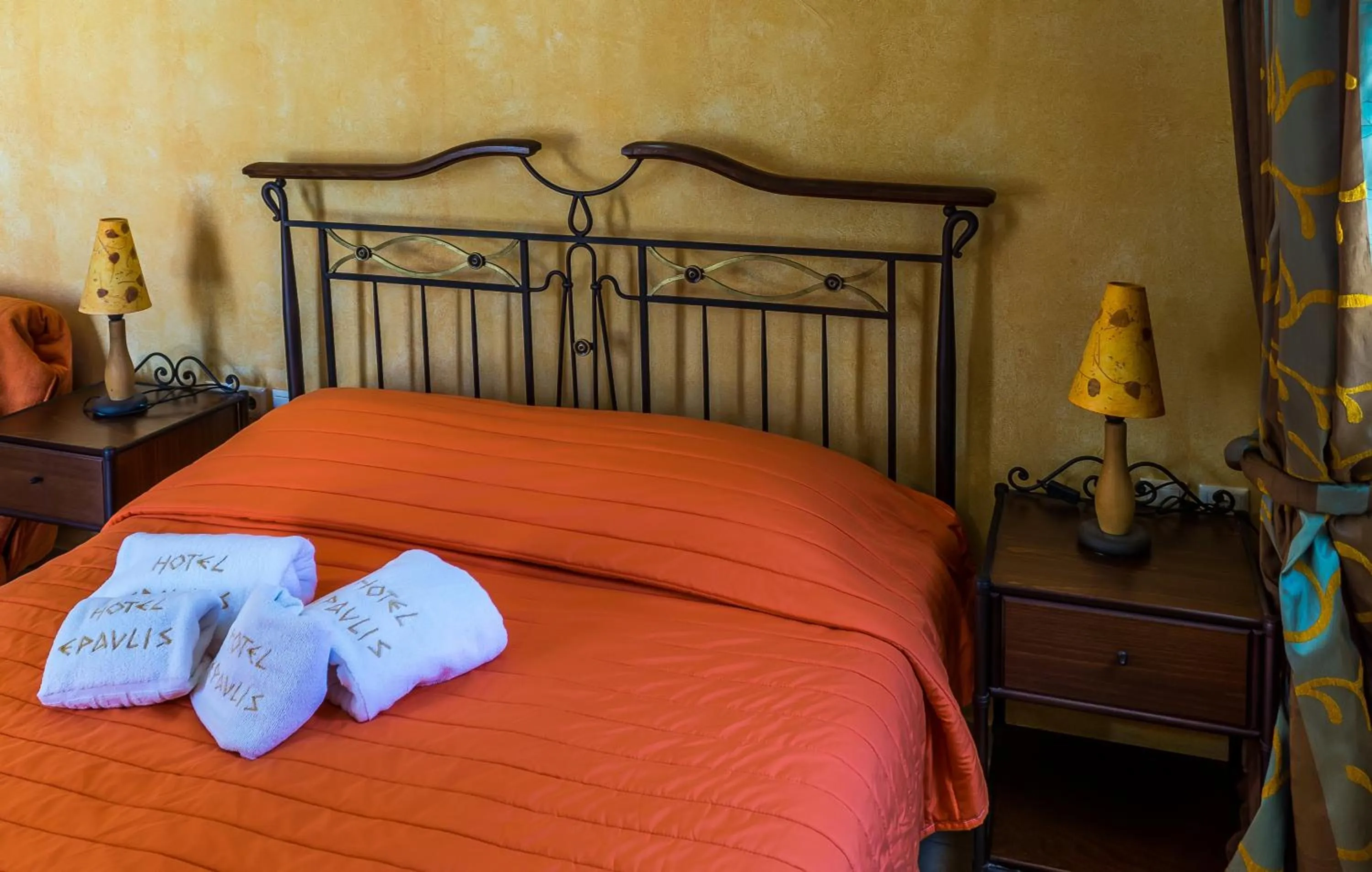 Bed in ''EPAVLIS boutique GALAXIDI''