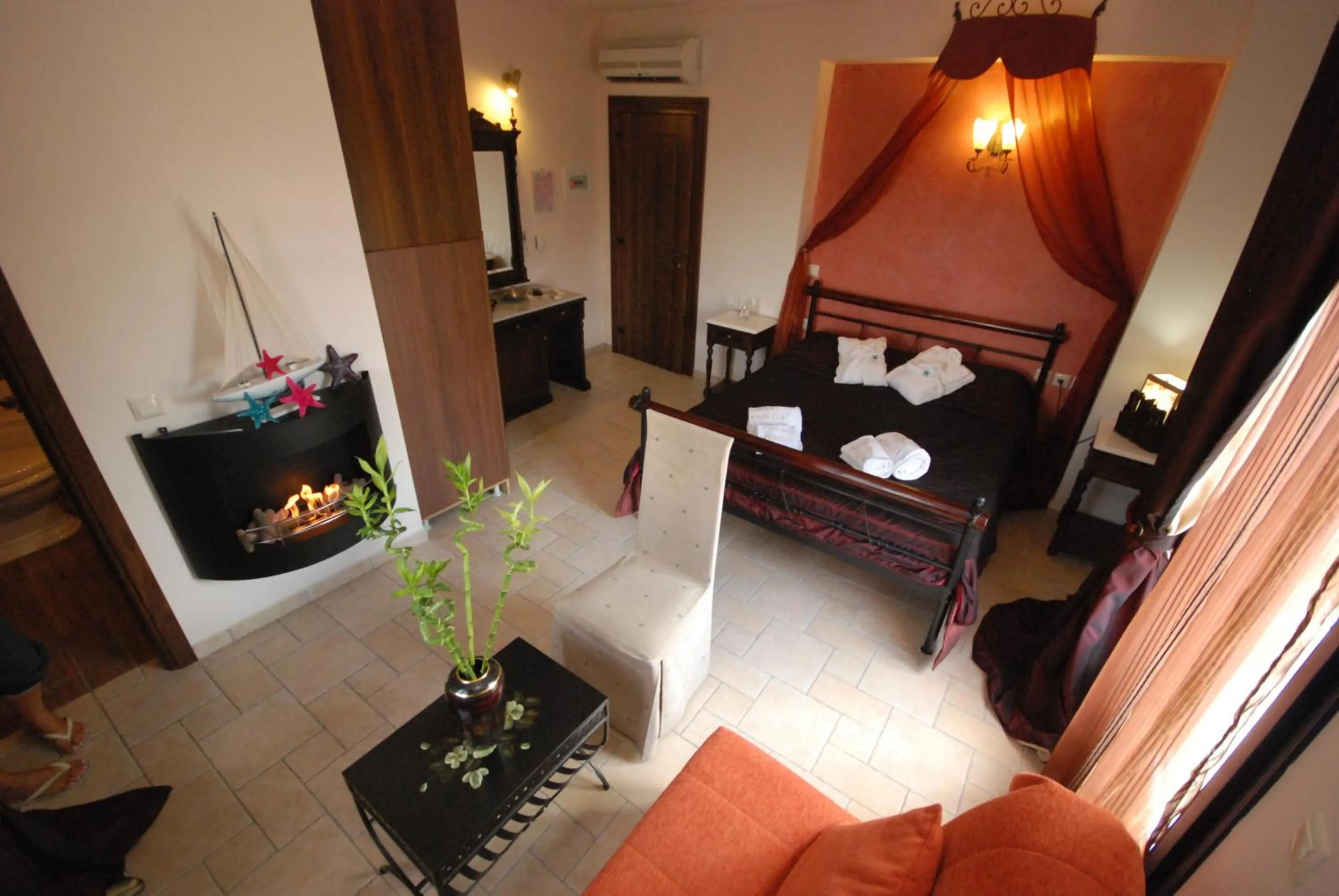 Bed in ''EPAVLIS boutique GALAXIDI''