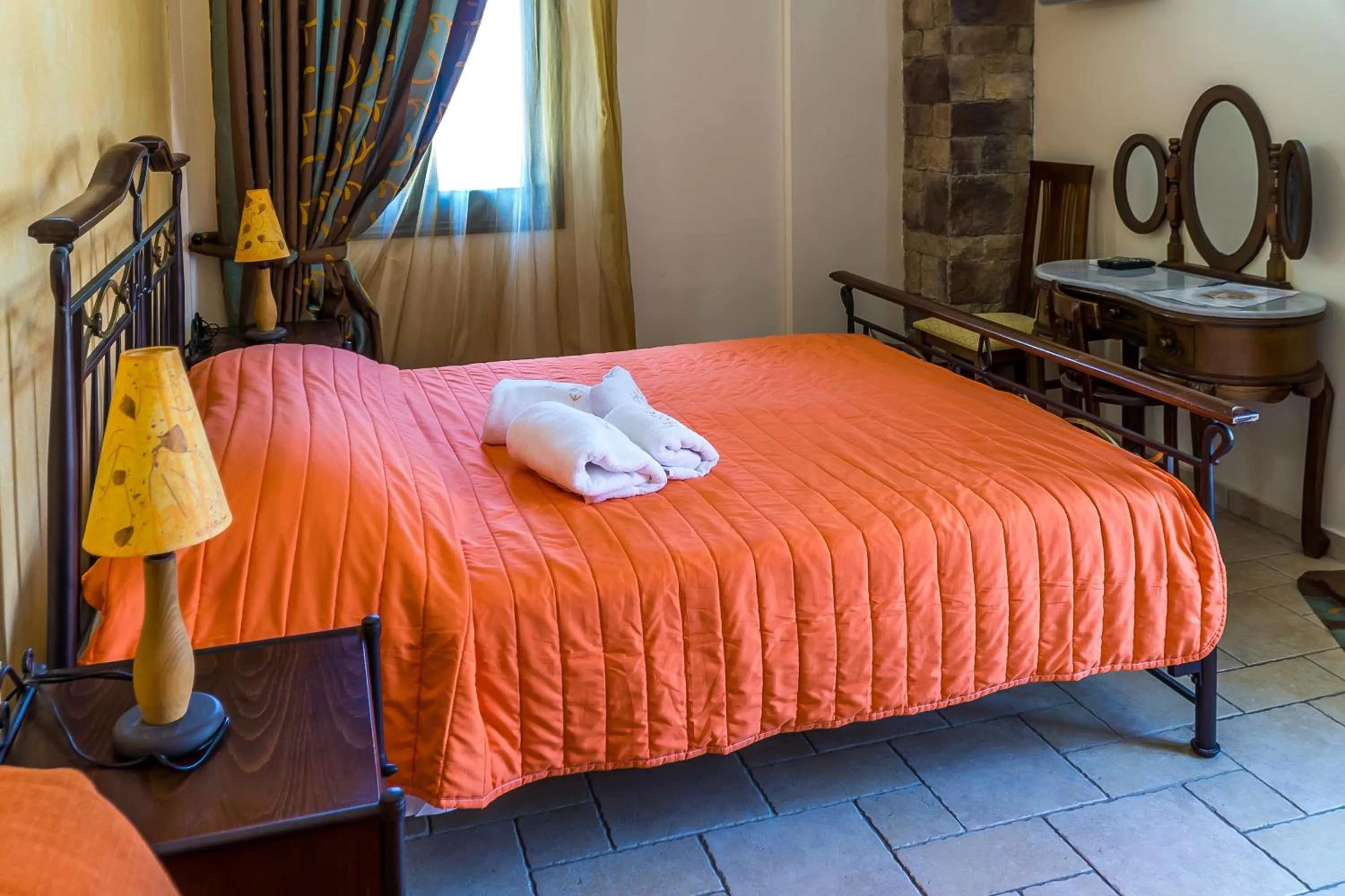 Bed in ''EPAVLIS boutique GALAXIDI''