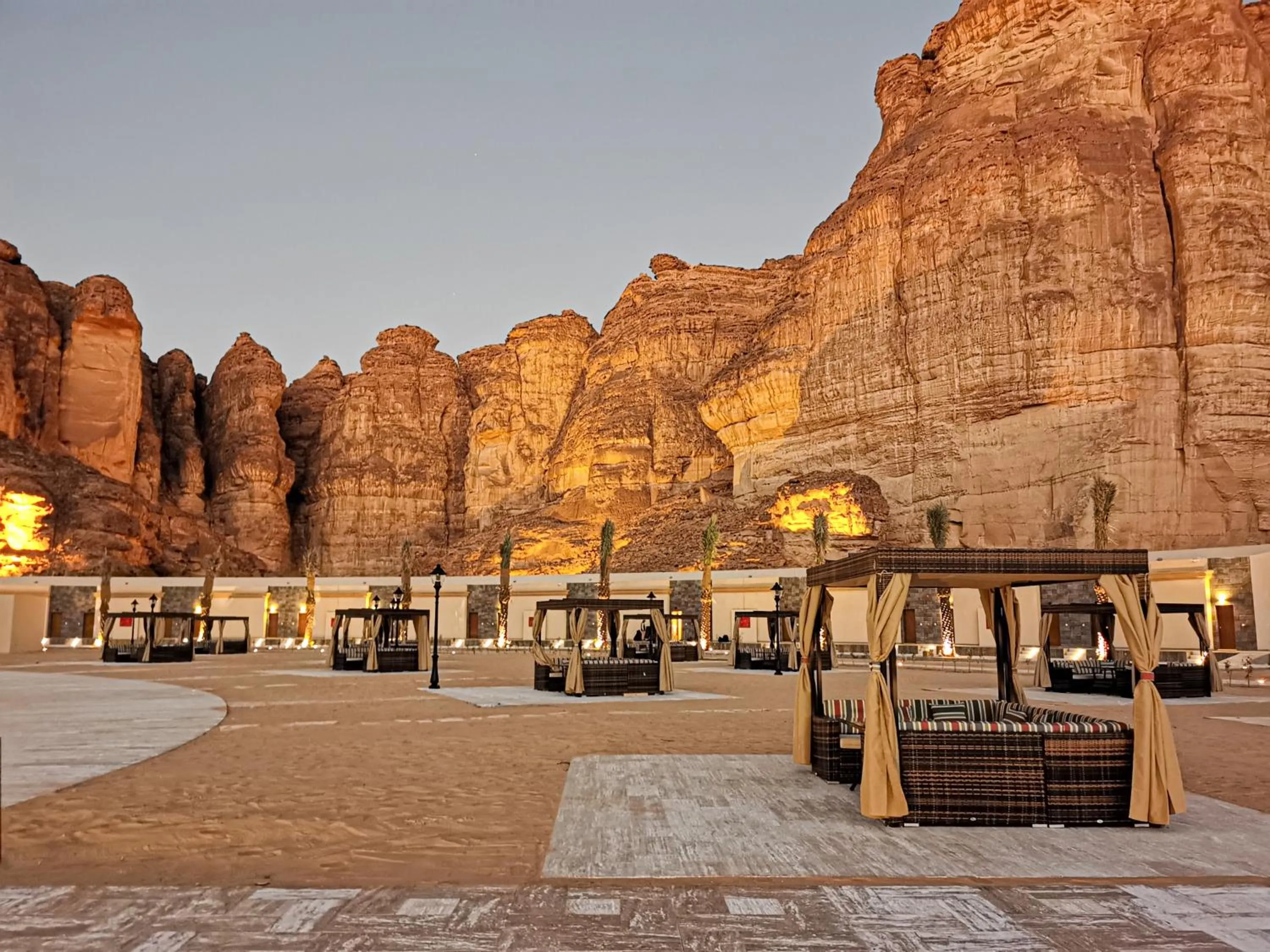 Seating area in Shaden Resort