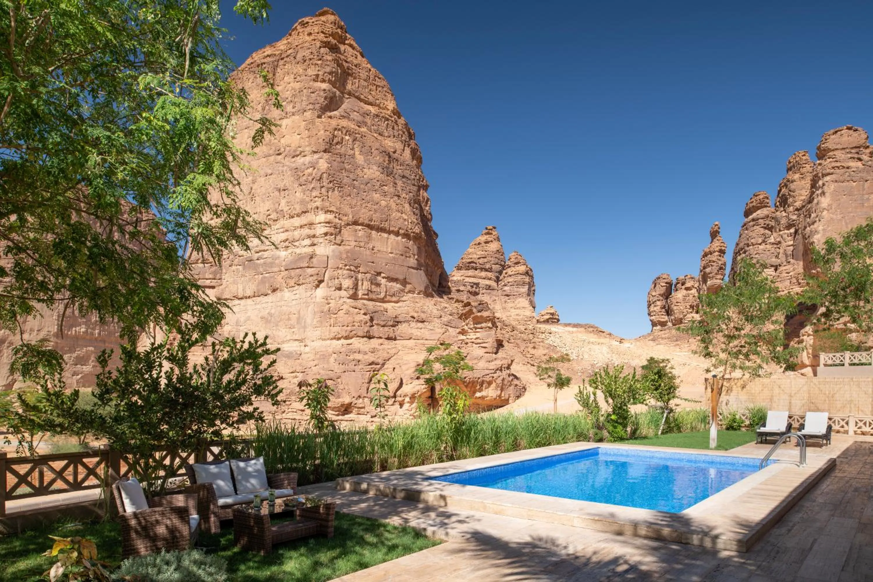 Natural landscape in Shaden Resort