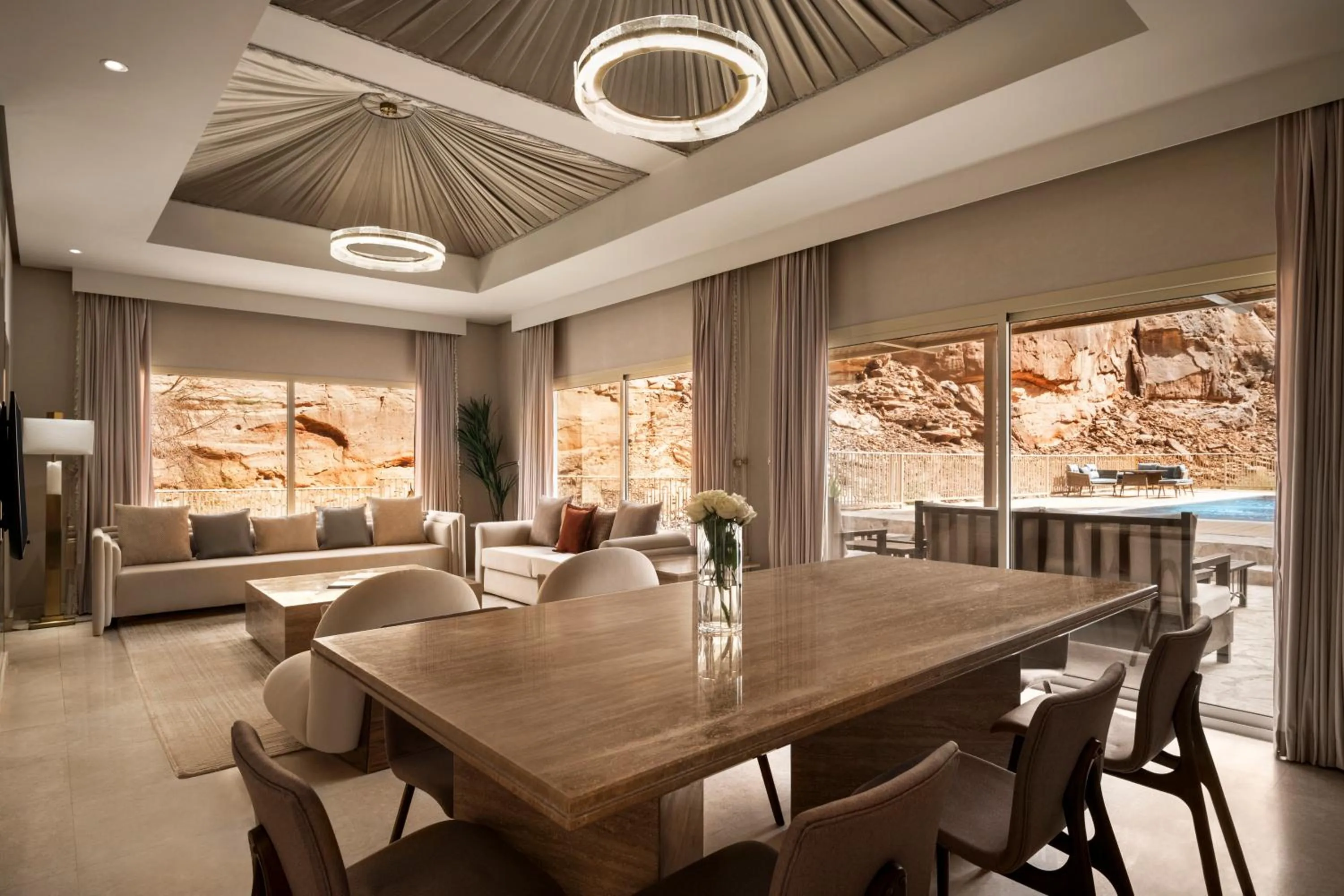 Living room in Shaden Resort