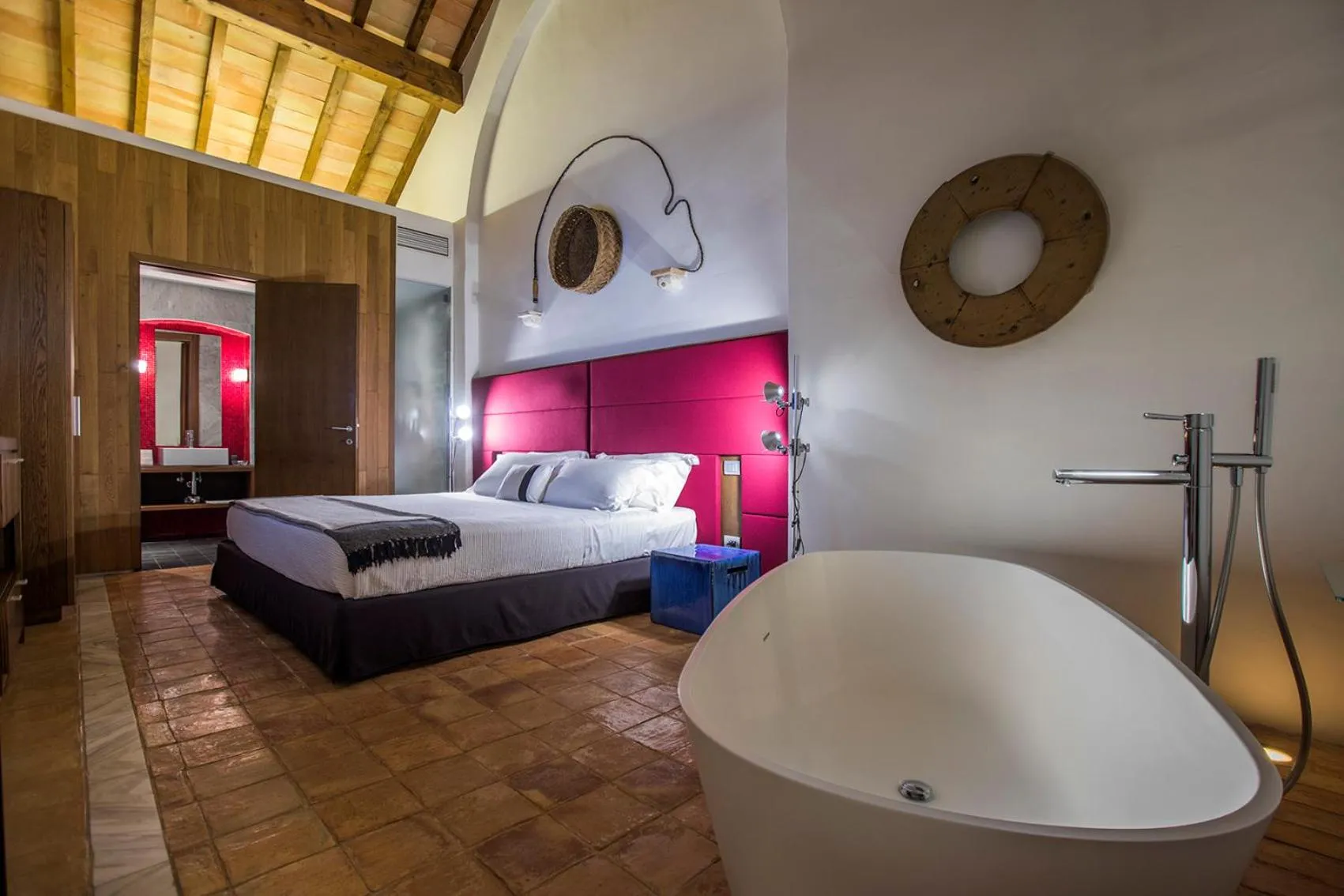 Bed in Torre Fiore Hotel Masseria