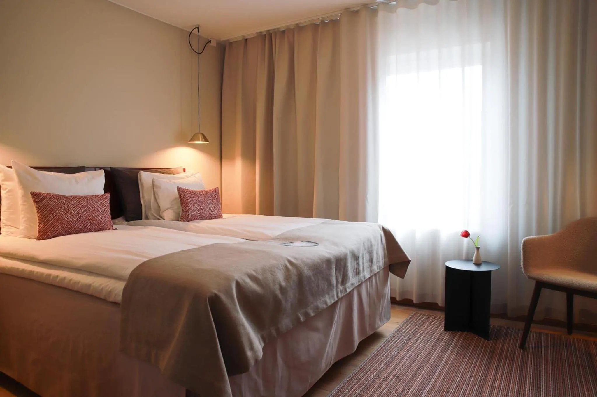 Bed in Hotell Conrad