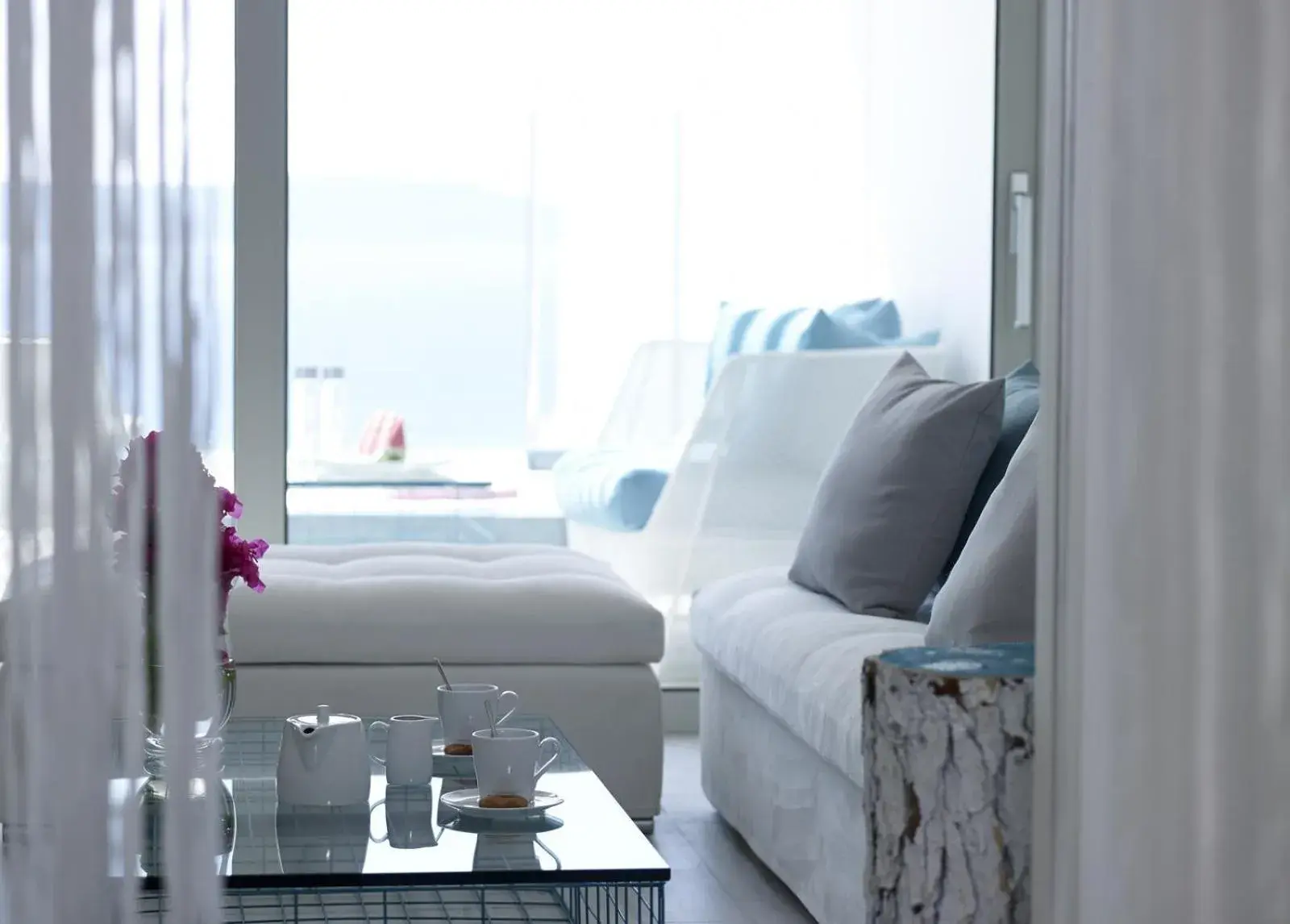 Balcony/Terrace, Bed in Proteas Blu Resort Balcony/Terrace, Bed in Proteas Blu Resort