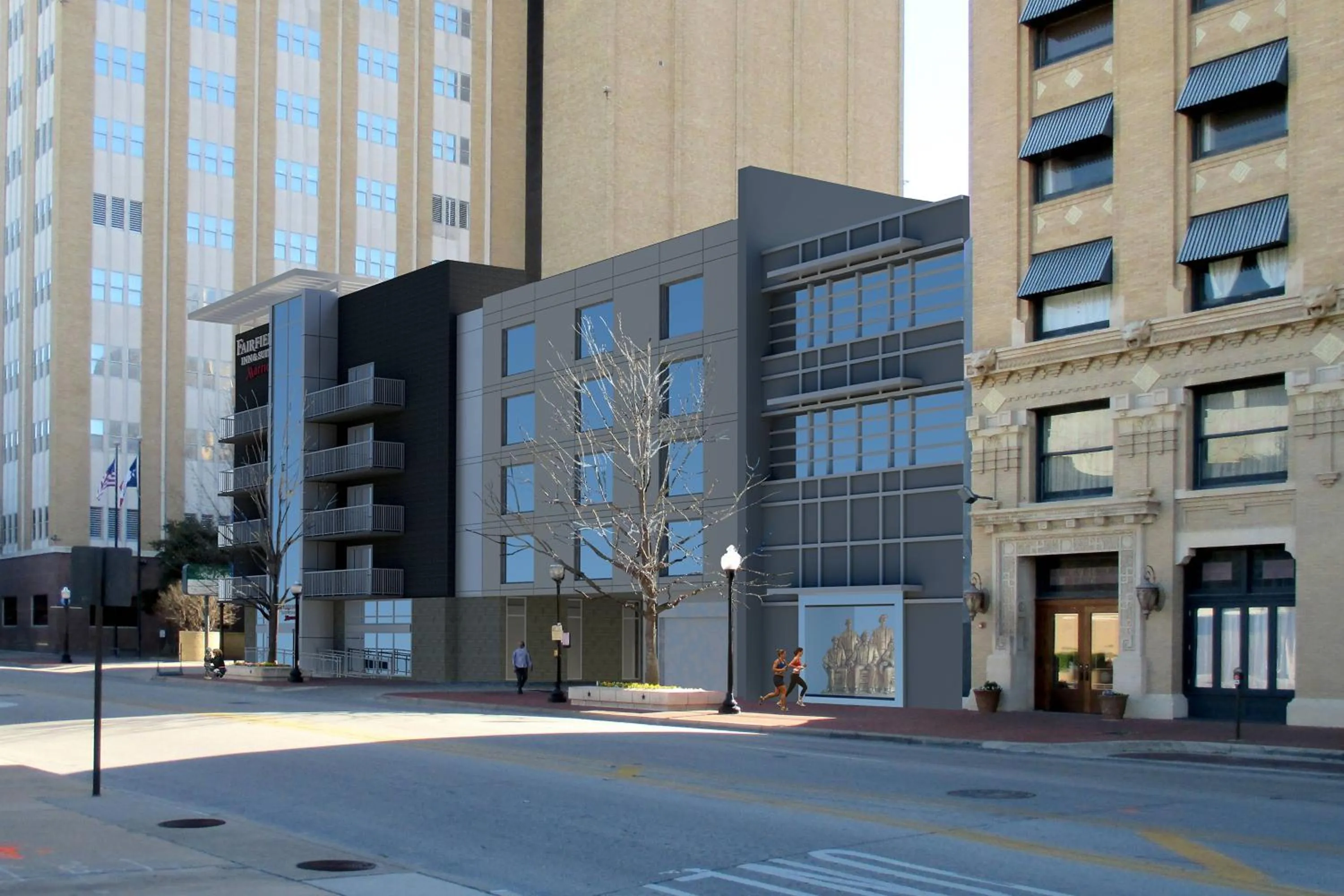 Property building in Fairfield Inn & Suites Fort Worth Downtown/Convention Center