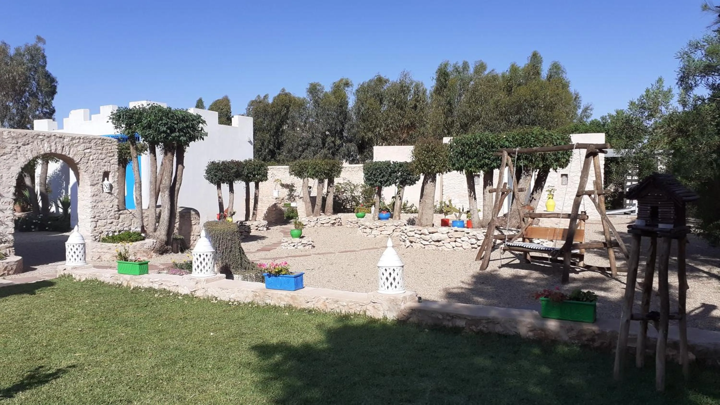 Garden view in Villa Daba By Zelia