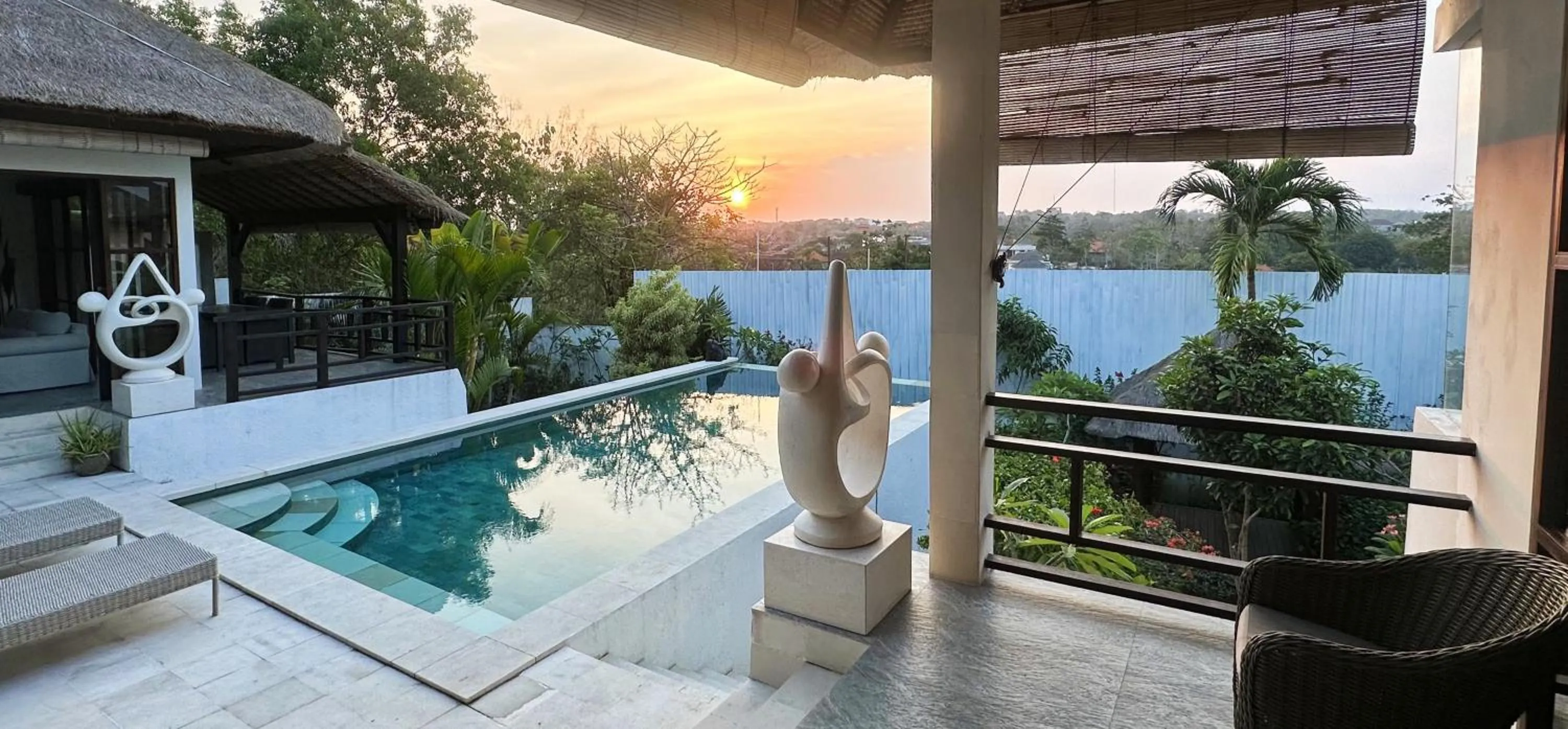 Swimming pool in Villa Michiko