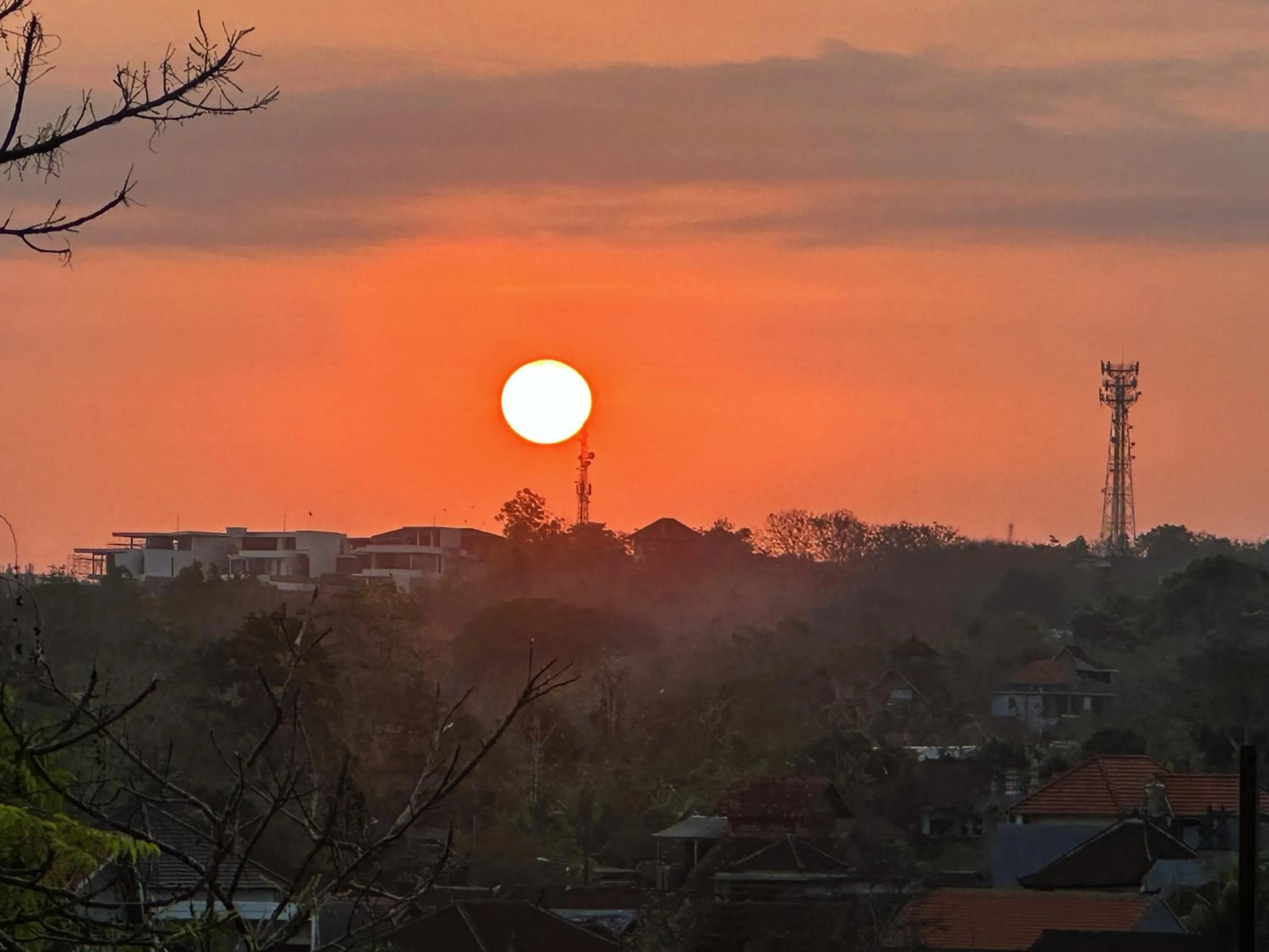 Sunset in Villa Michiko