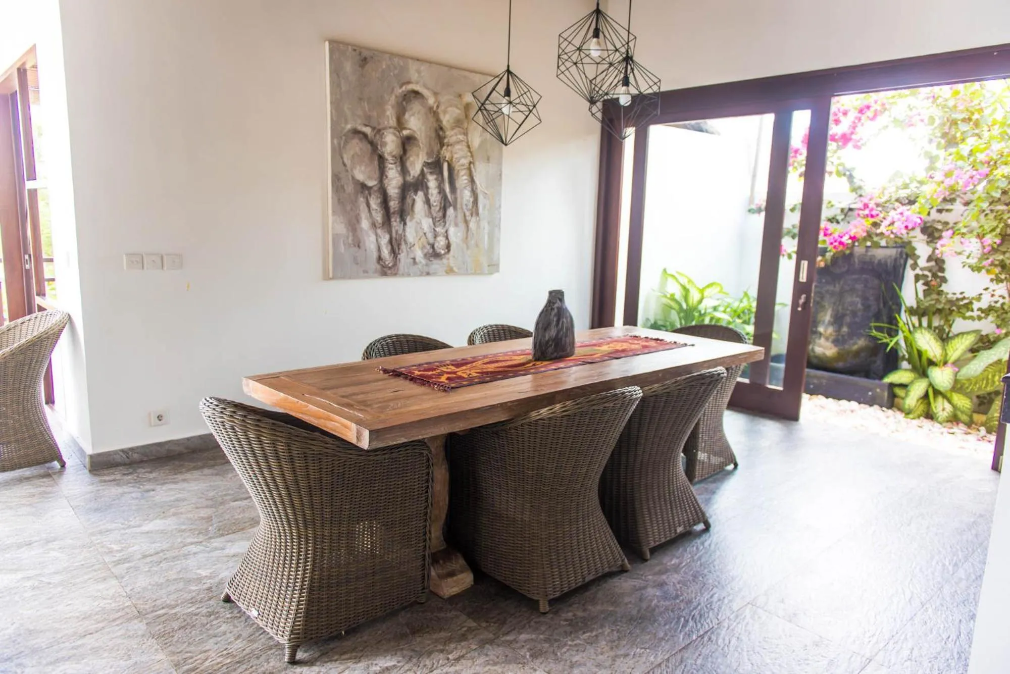 Living room in Villa Michiko