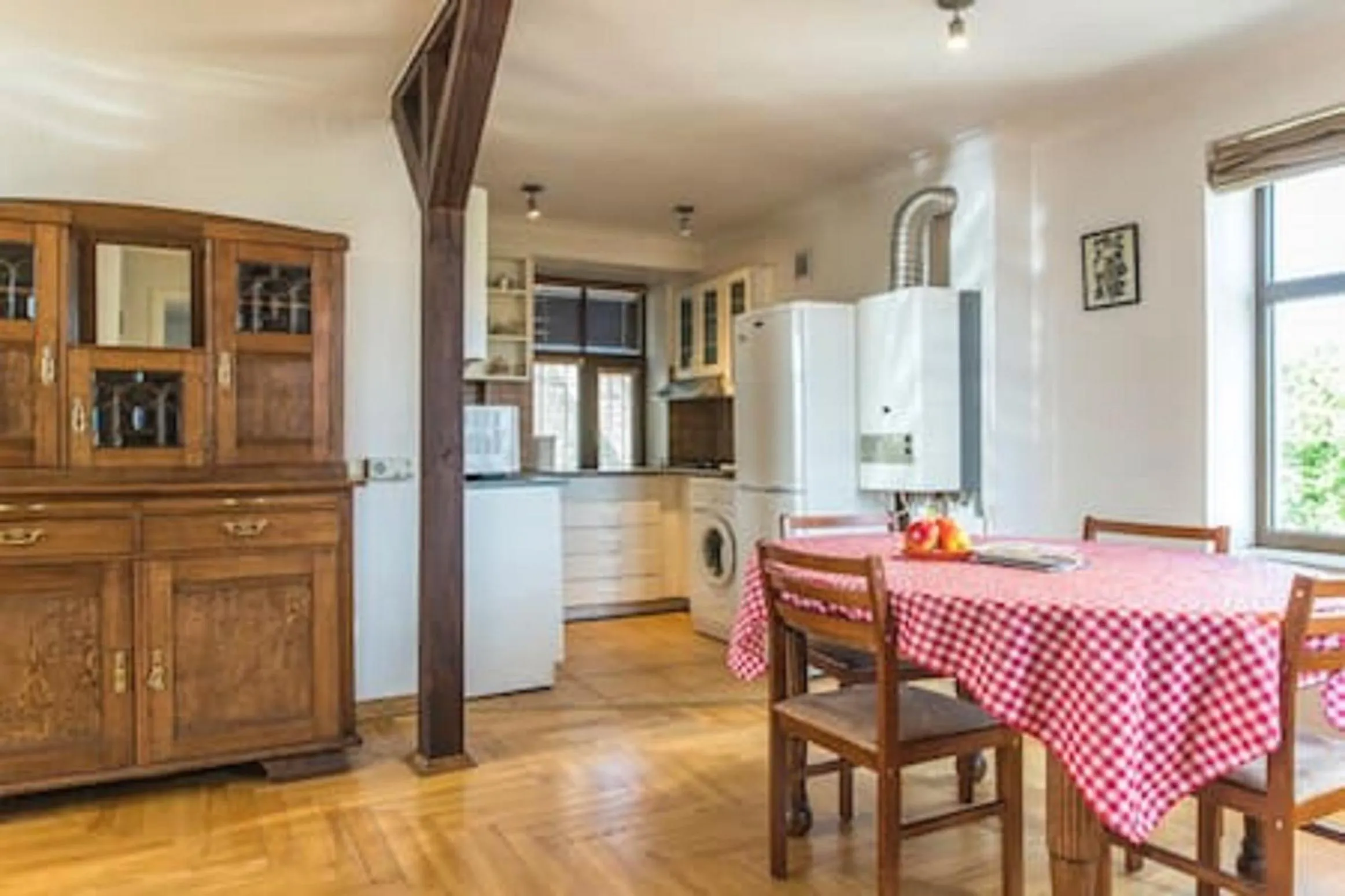 Kitchen or kitchenette in Old Riga Romantic Loft