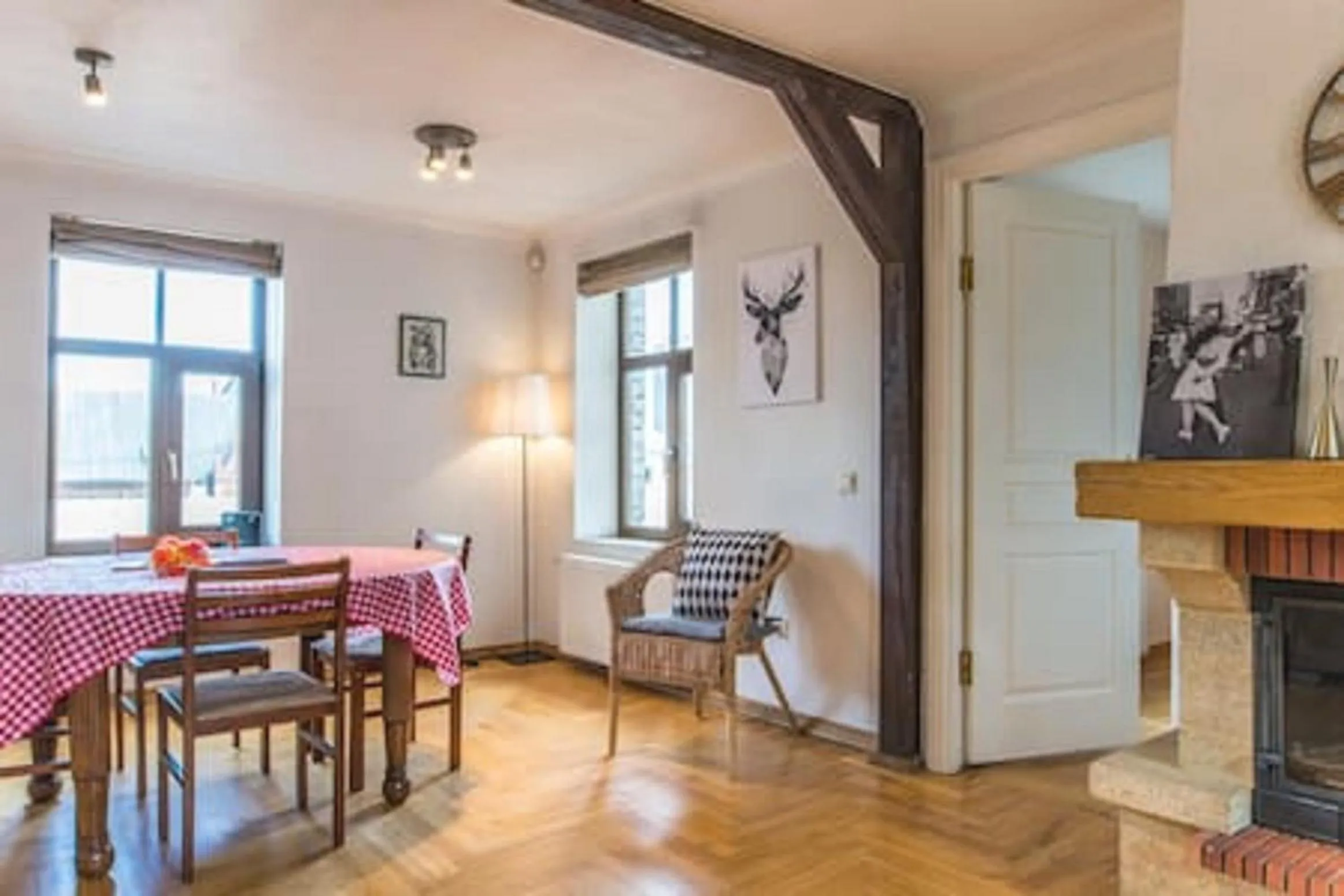 Living room in Old Riga Romantic Loft