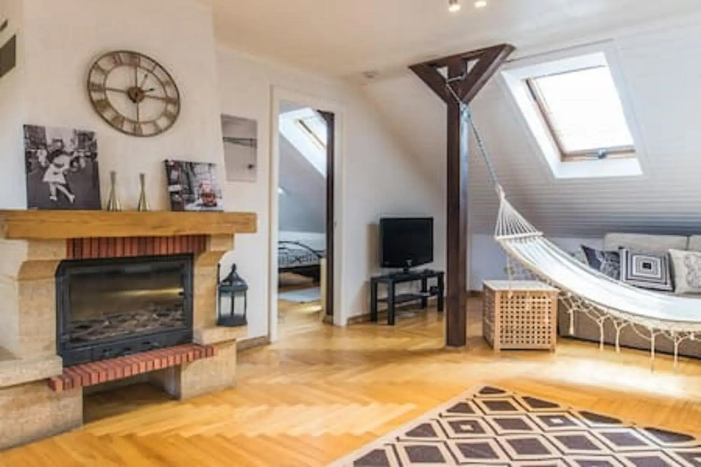 Living room in Old Riga Romantic Loft Living room in Old Riga Romantic Loft