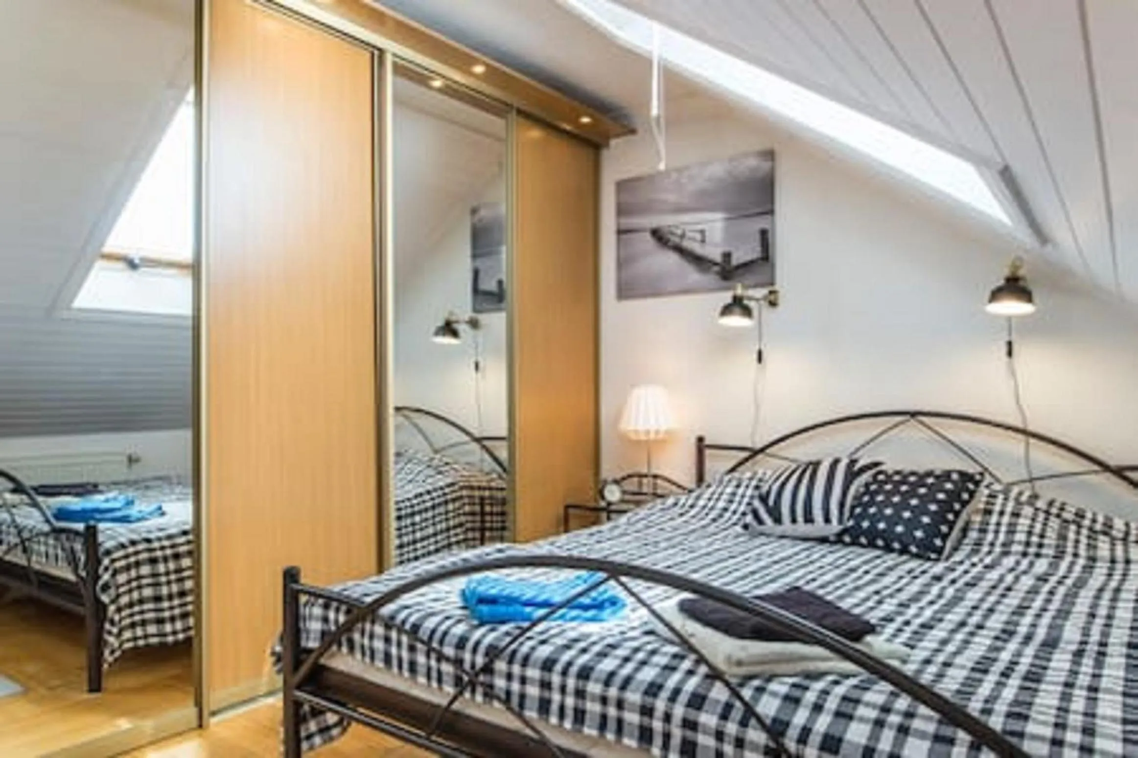 Bedroom, Bed in Old Riga Romantic Loft