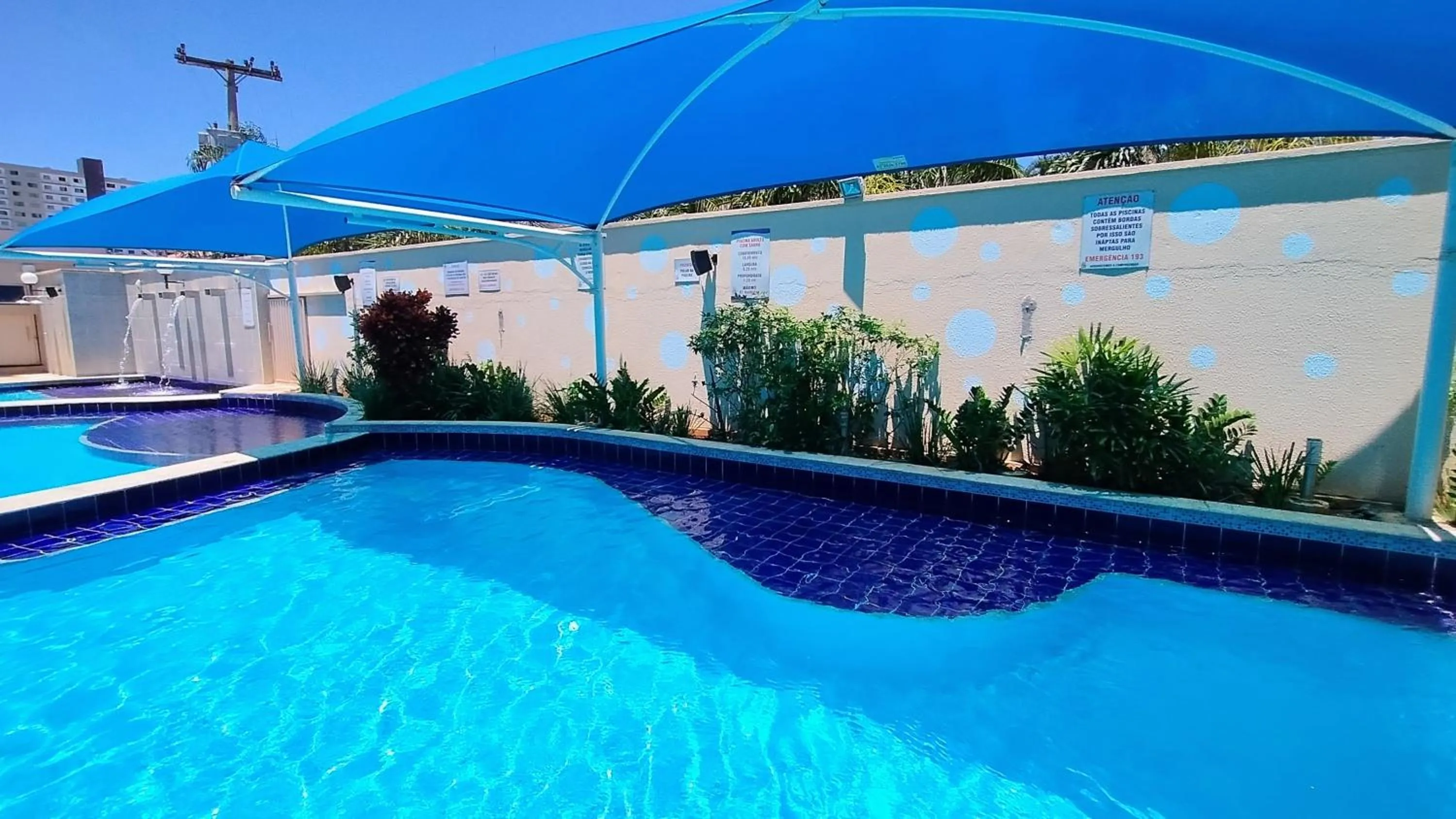 Day in Thermas das Caldas - Caldas Novas - ACHEI FERIAS - Com Roupa de Cama