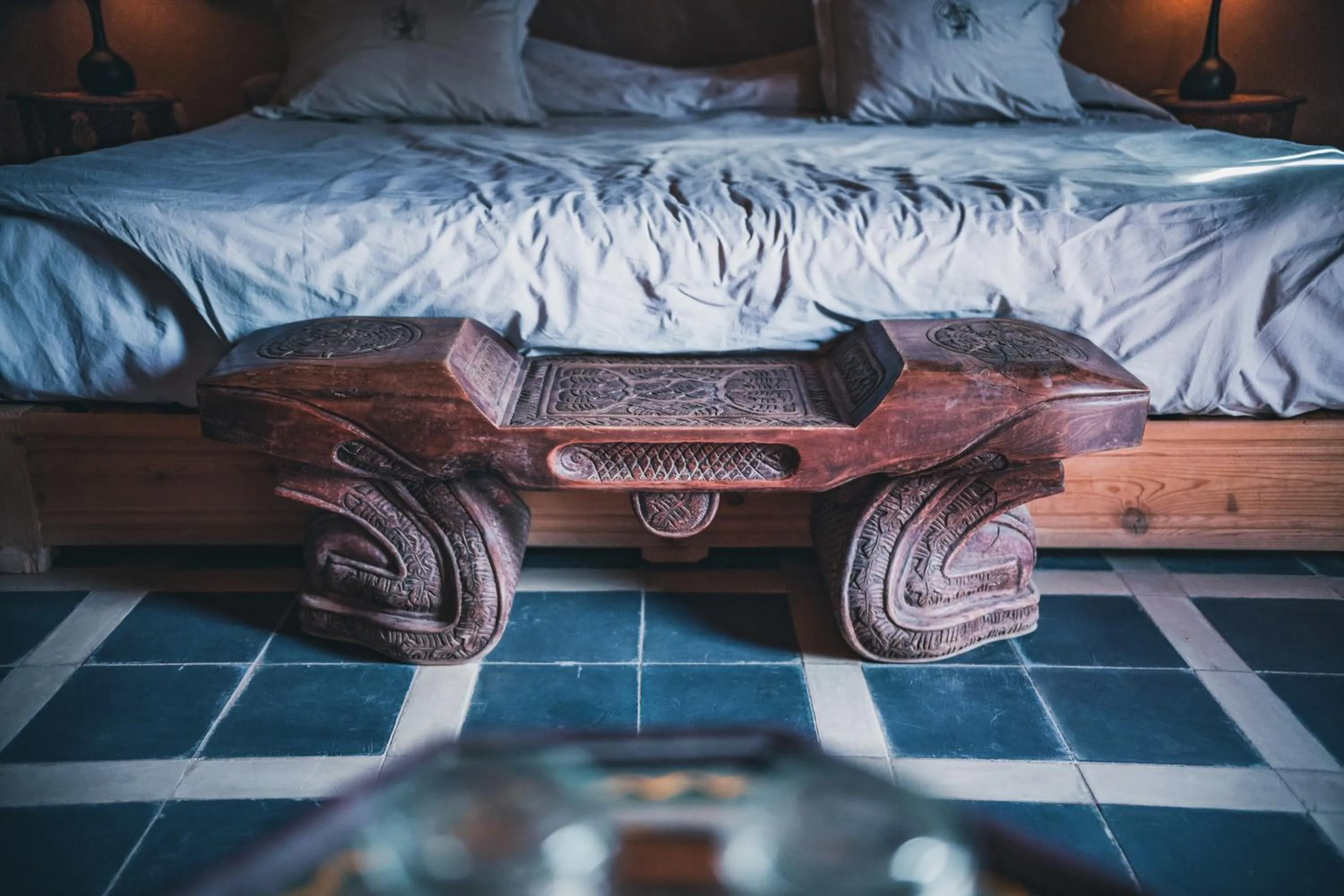 Bed in Dar Azawad Boutique Hotel - Mhamid Sahara Stay