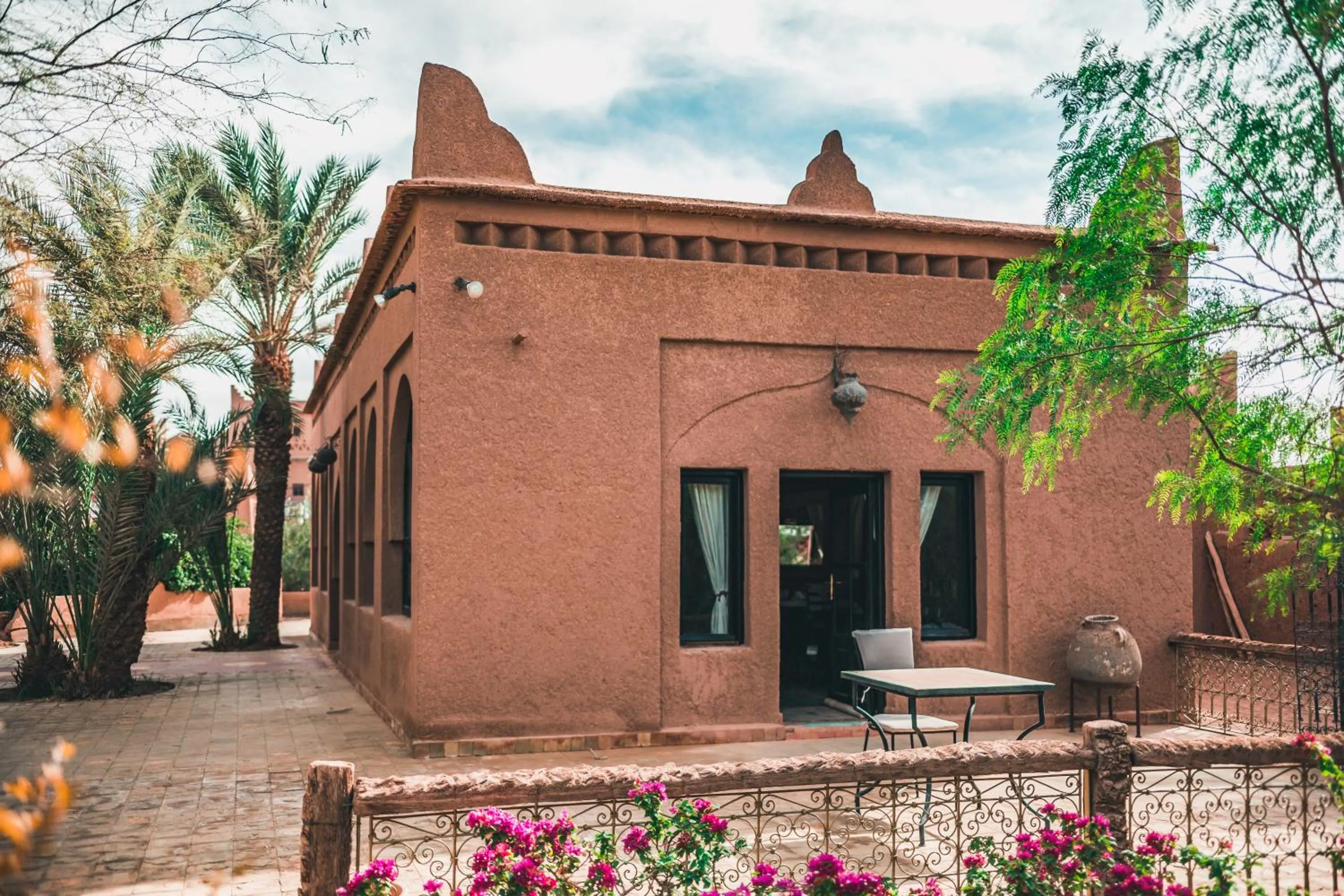 Patio in Dar Azawad Boutique Hotel - Mhamid Sahara Stay