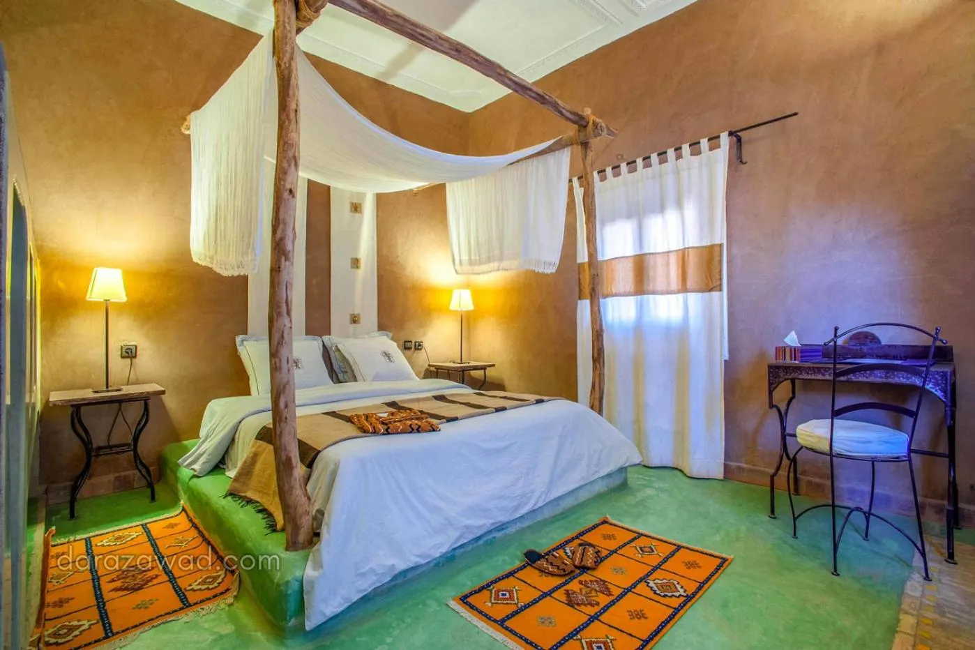 Bed in Dar Azawad Boutique Hotel - Mhamid Sahara Stay