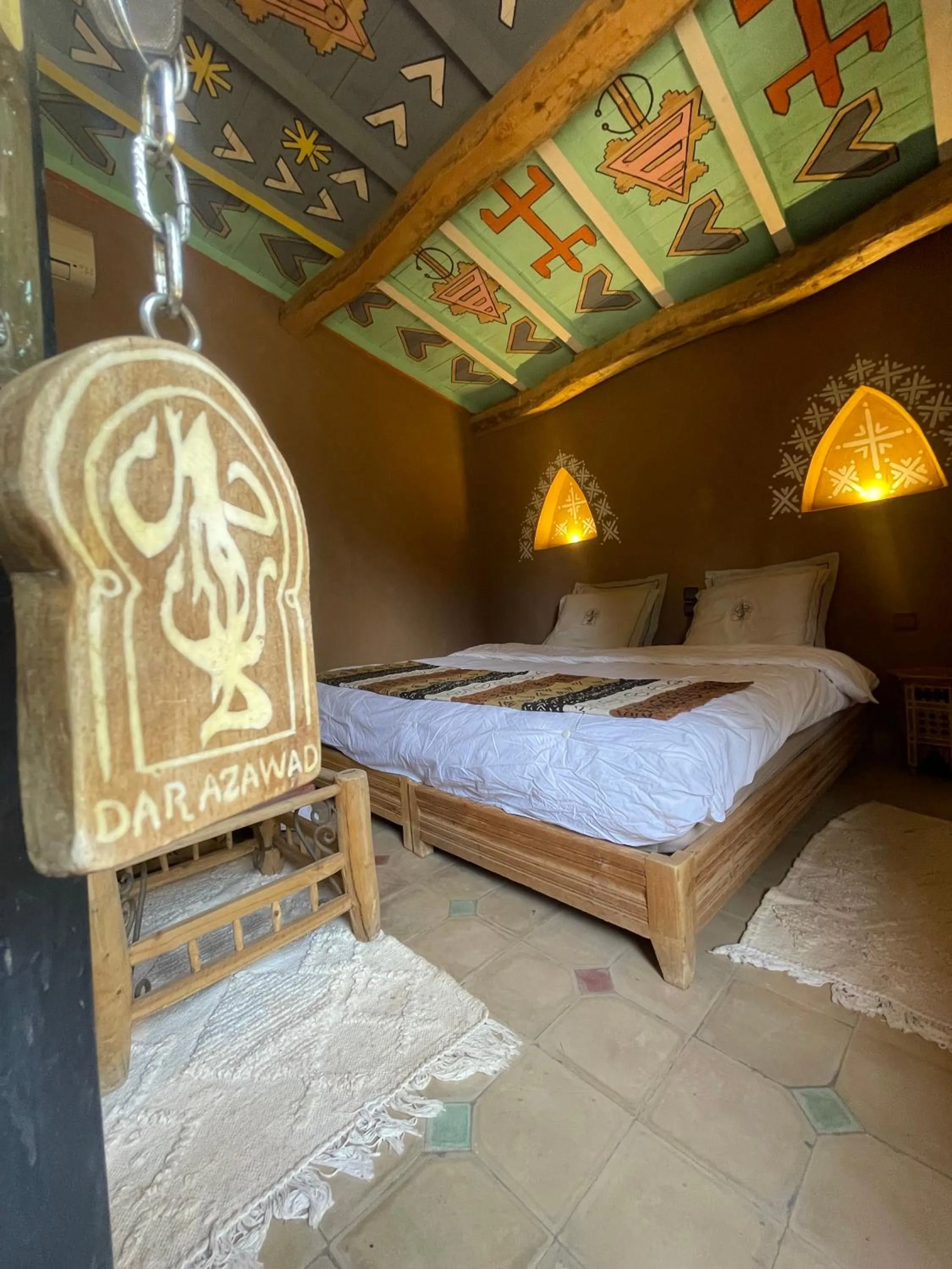 Bed in Dar Azawad Boutique Hotel - Mhamid Sahara Stay