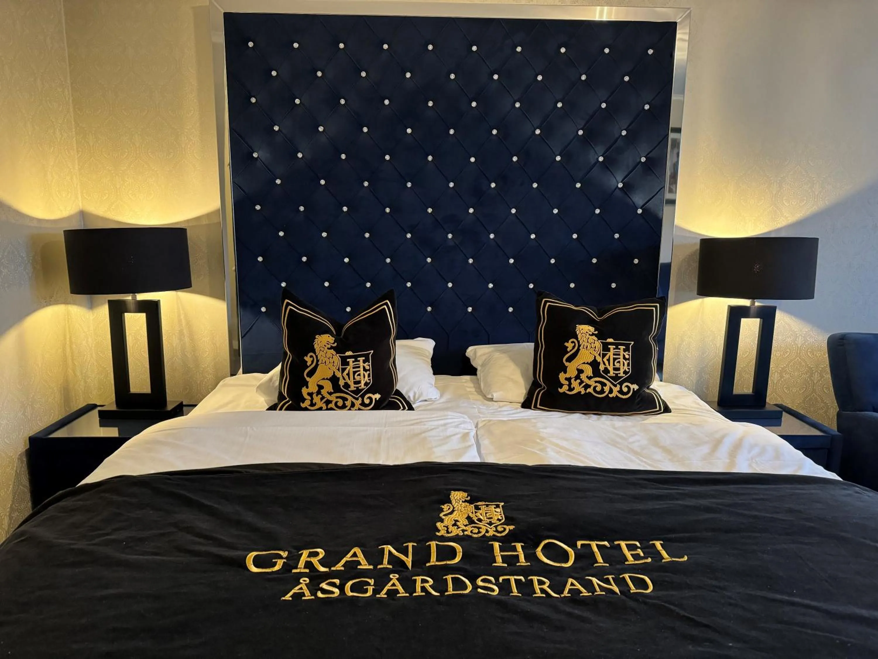 Bed in Grand Hotel Åsgårdstrand - Unike Hoteller