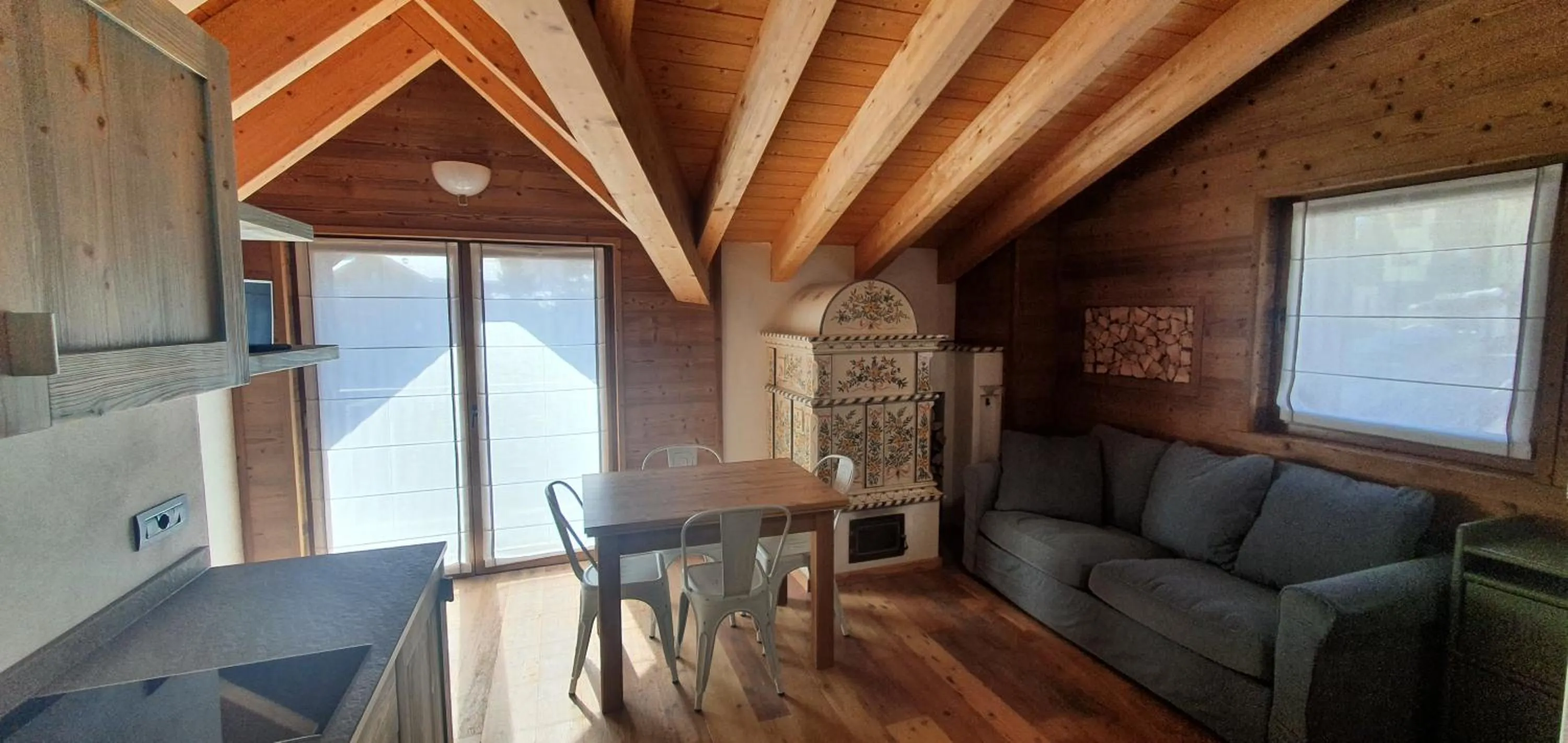 Kitchen or kitchenette in Paradise Lodge