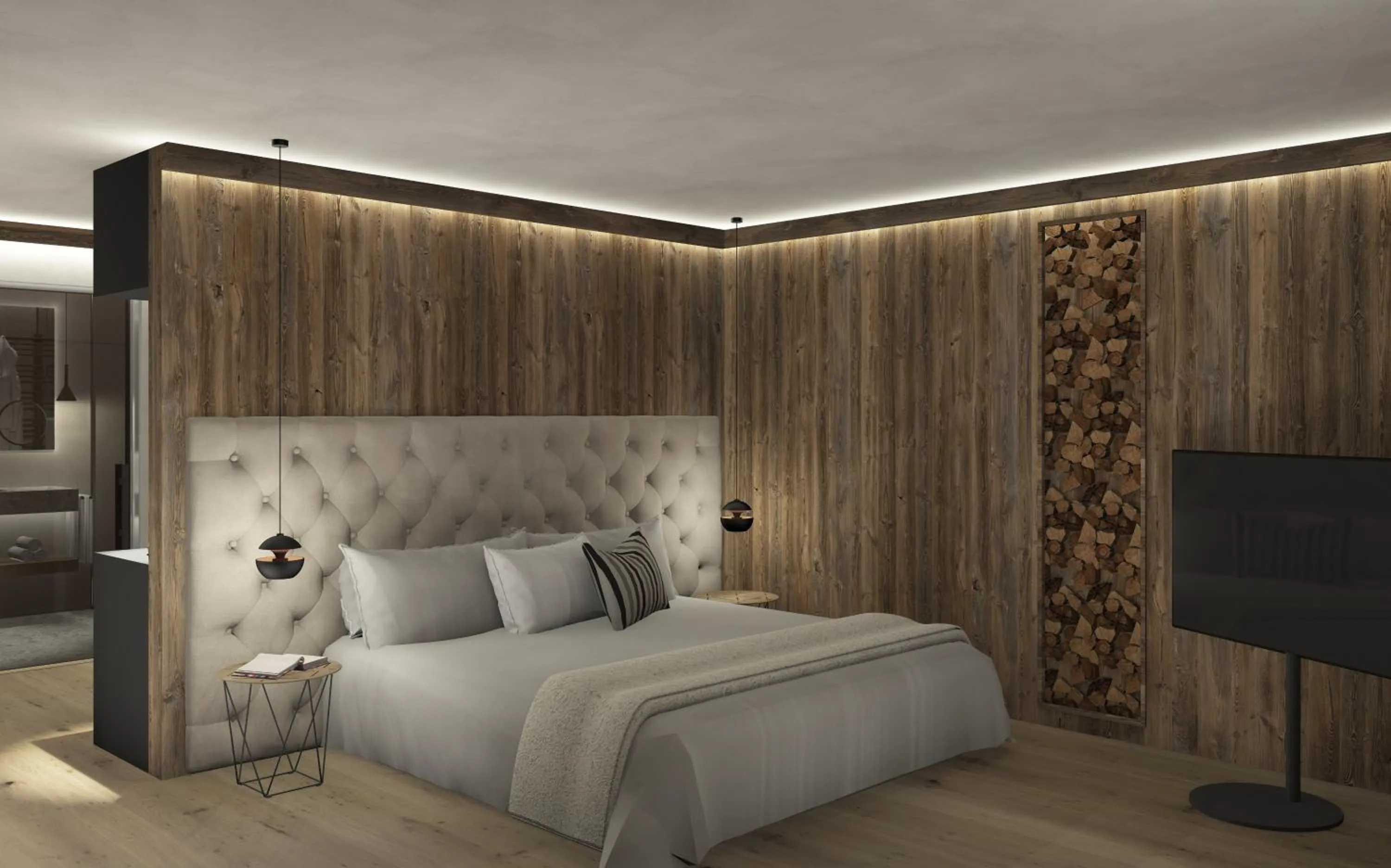 Bed in Paradise Lodge