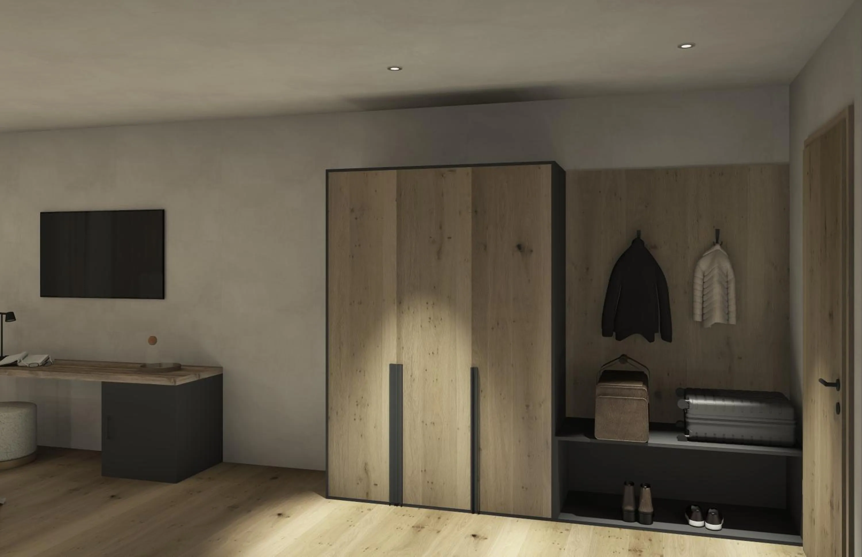 Bed in Paradise Lodge