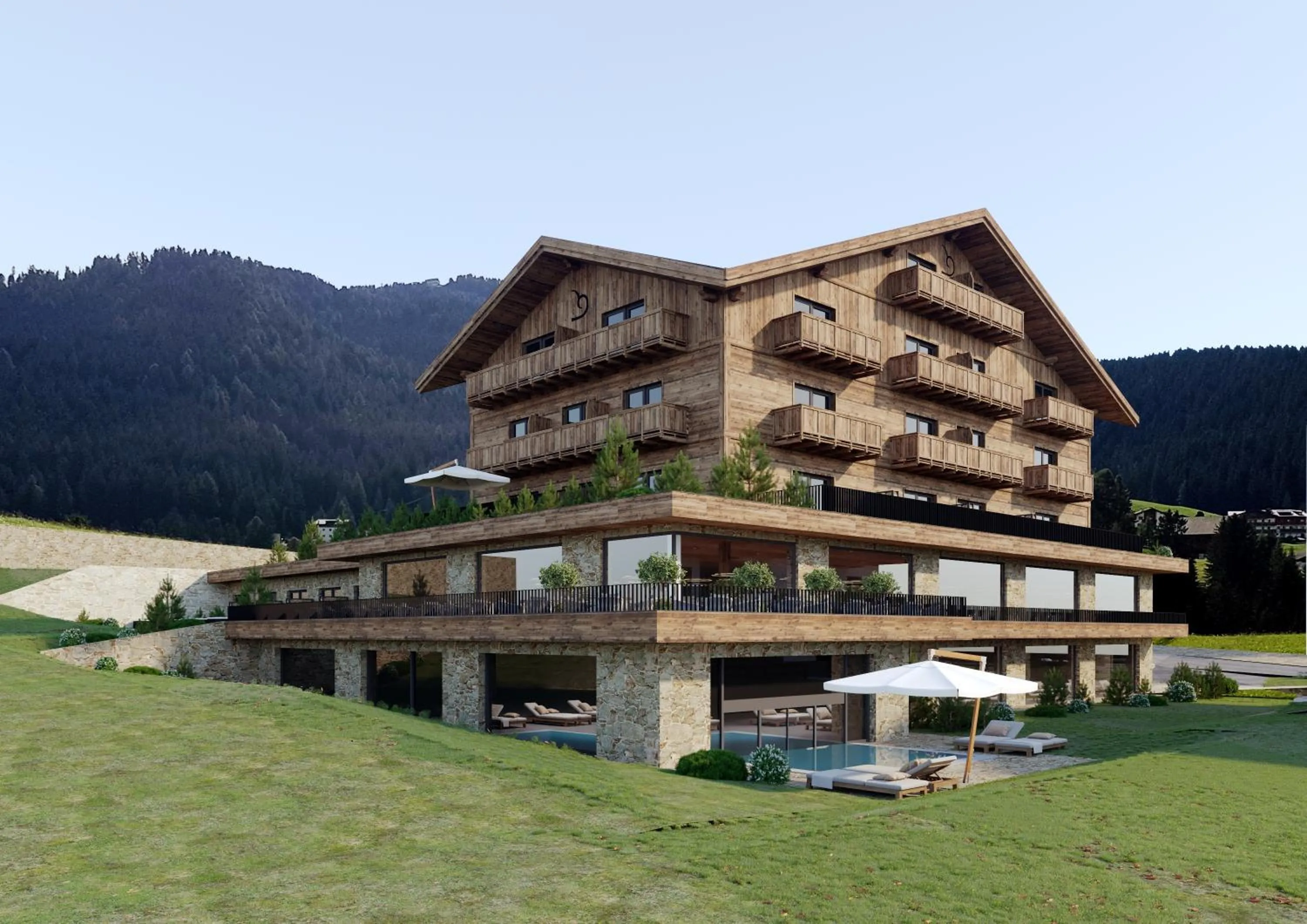 Property building in Paradise Lodge