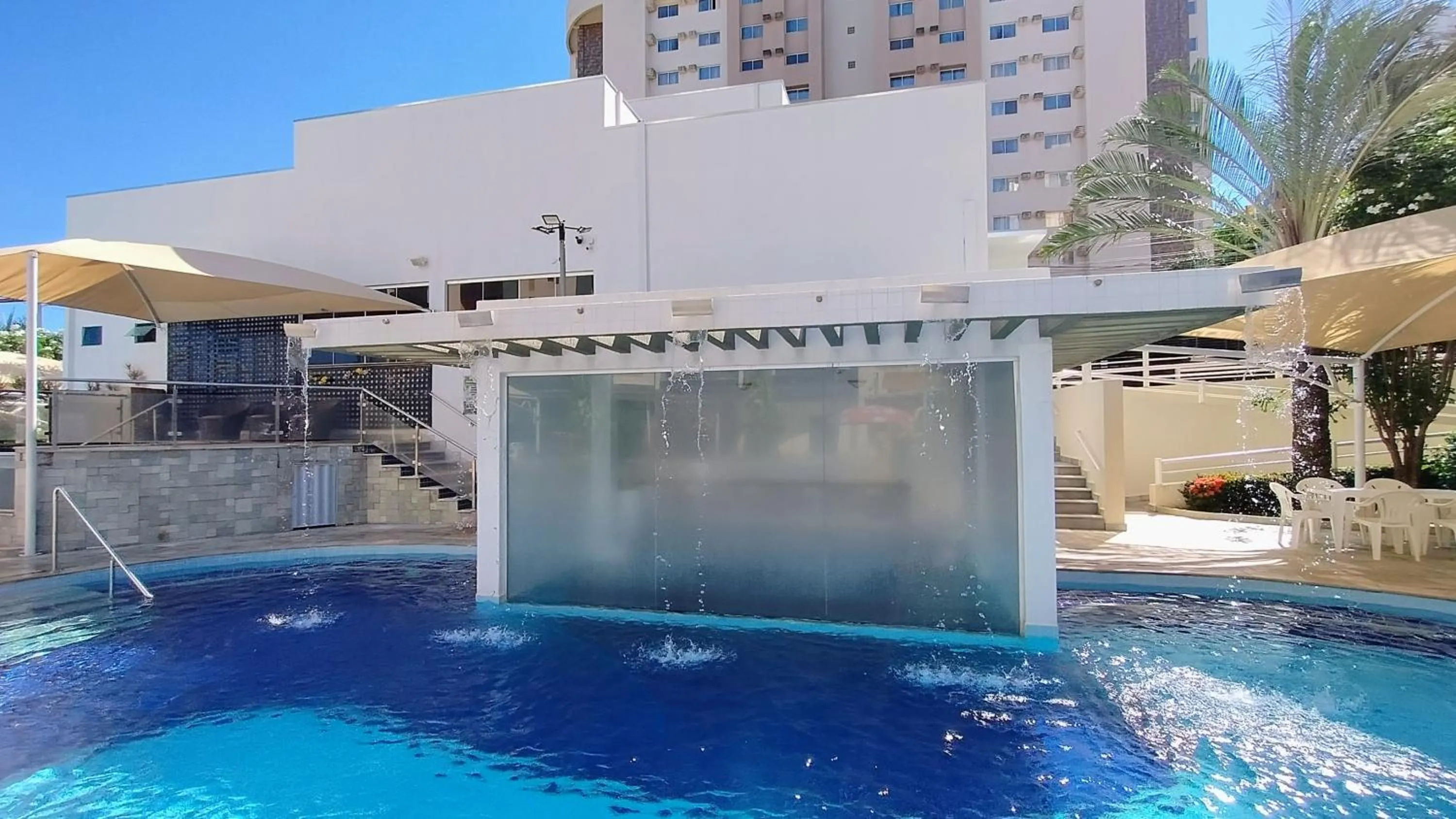 Swimming pool in Thermas do Bandeirante Caldas Novas - ACHEI FERIAS - Com Roupa de Cama