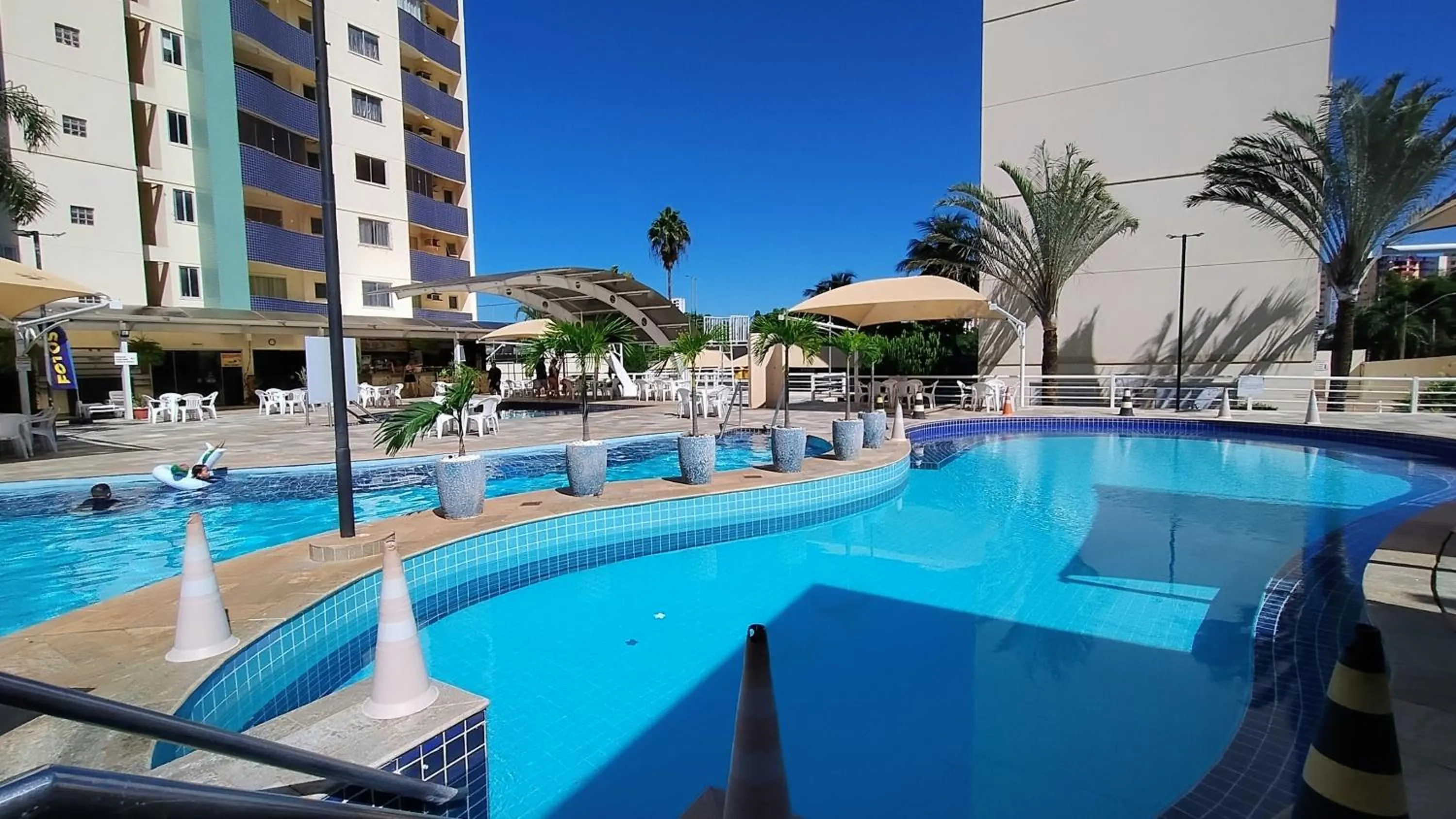 Property building in Thermas do Bandeirante Caldas Novas - ACHEI FERIAS - Com Roupa de Cama