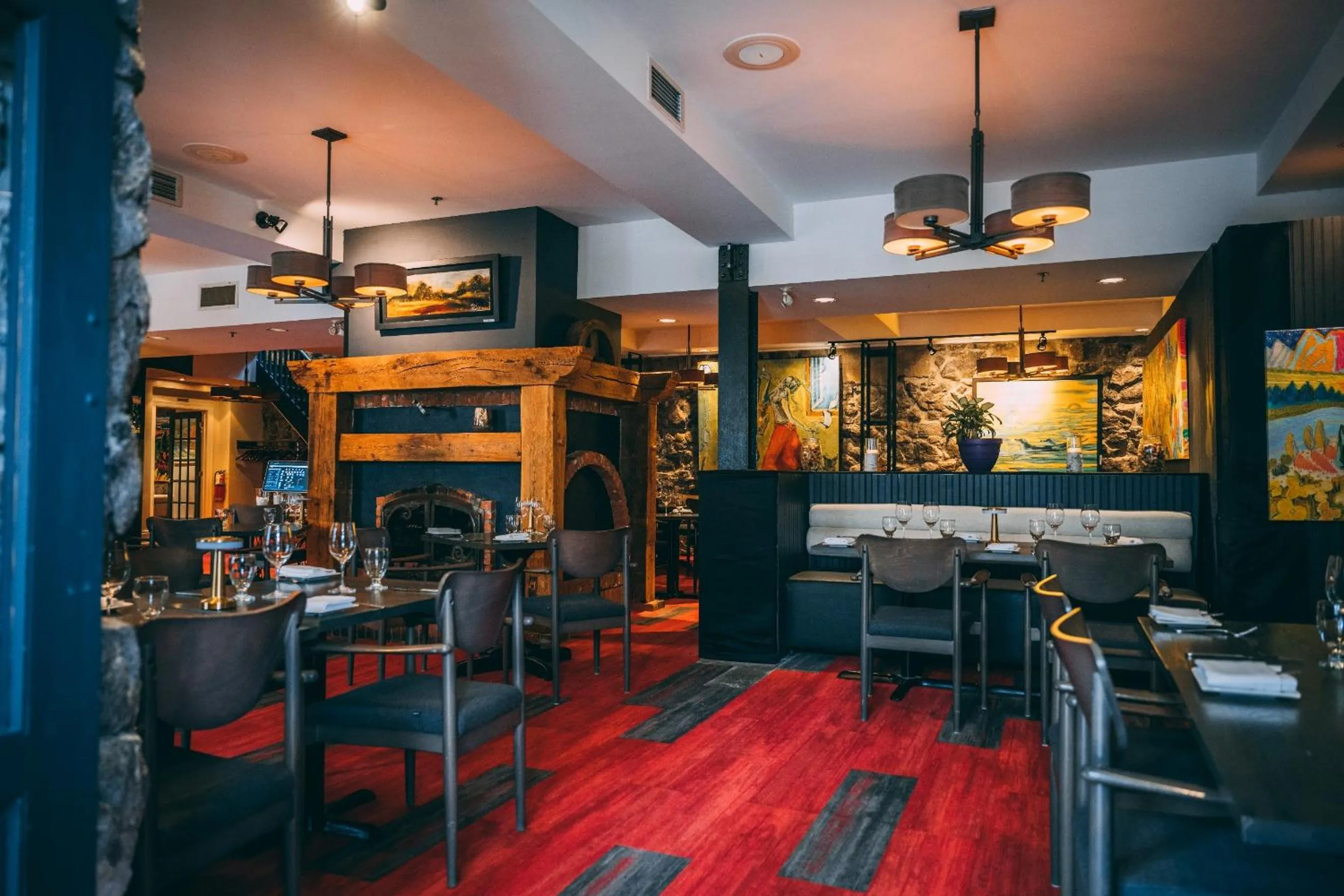 Dining area in Moulin Wakefield Mill Hotel & Spa