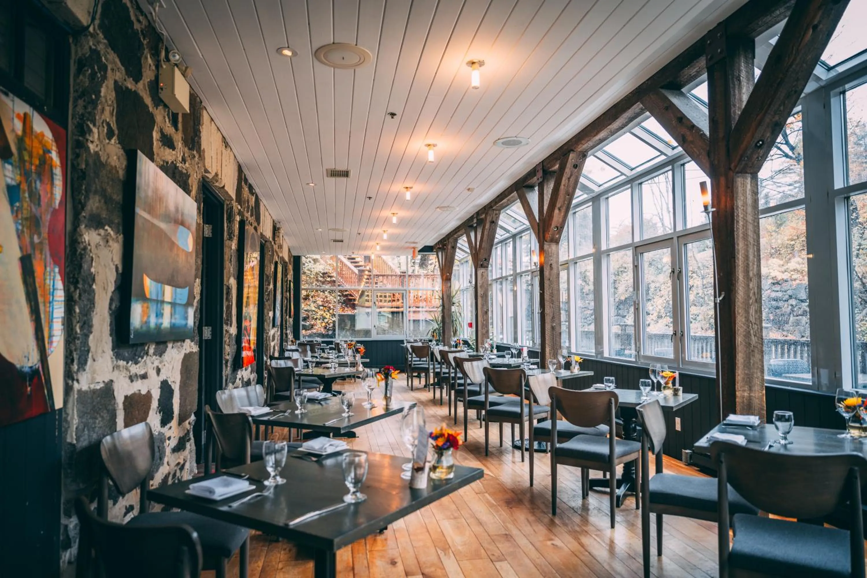 Dining area in Moulin Wakefield Mill Hotel & Spa