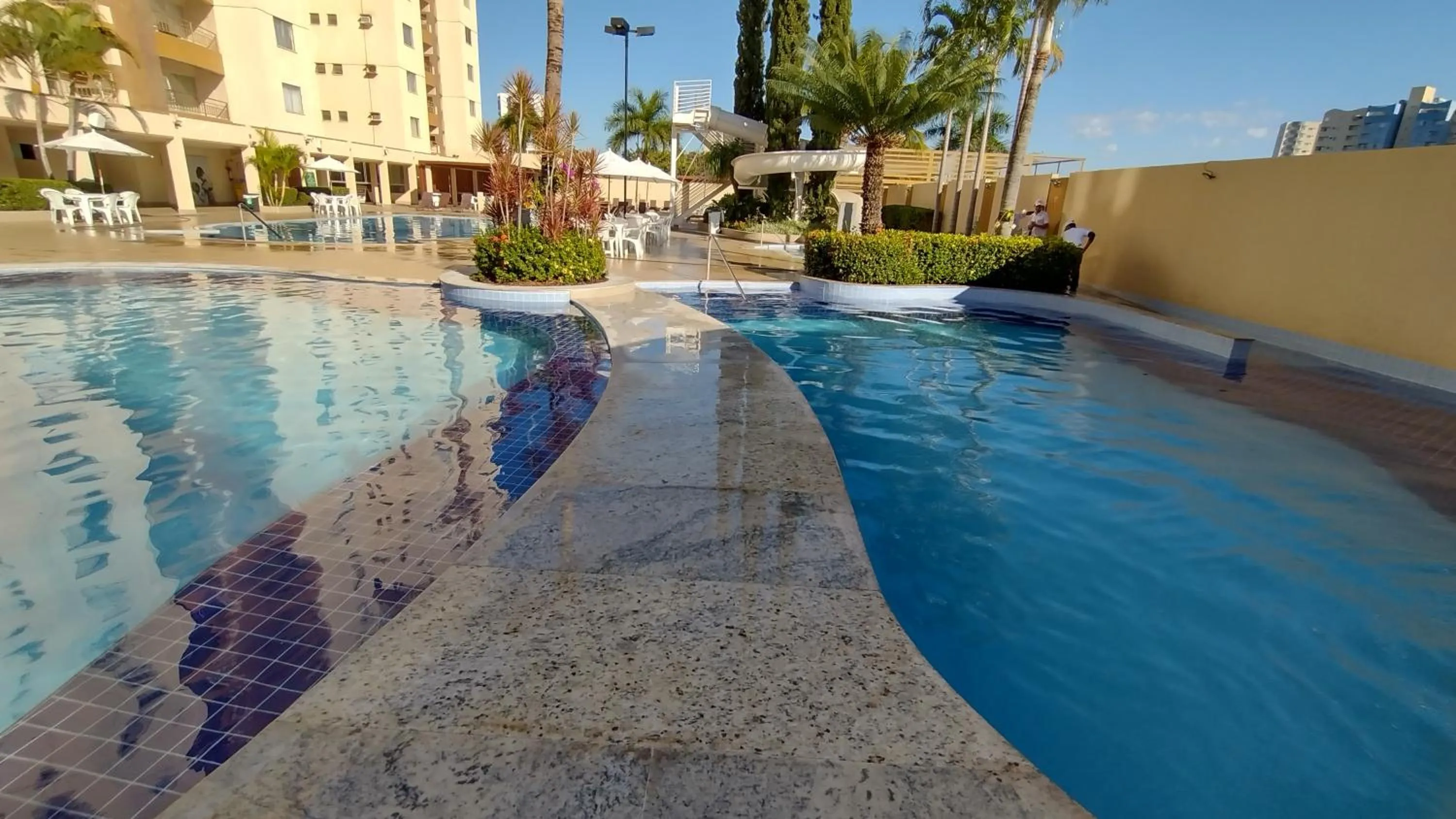 Swimming pool in Prive das Thermas II Caldas Novas - ACHEI FERIAS - Com Roupa de Cama