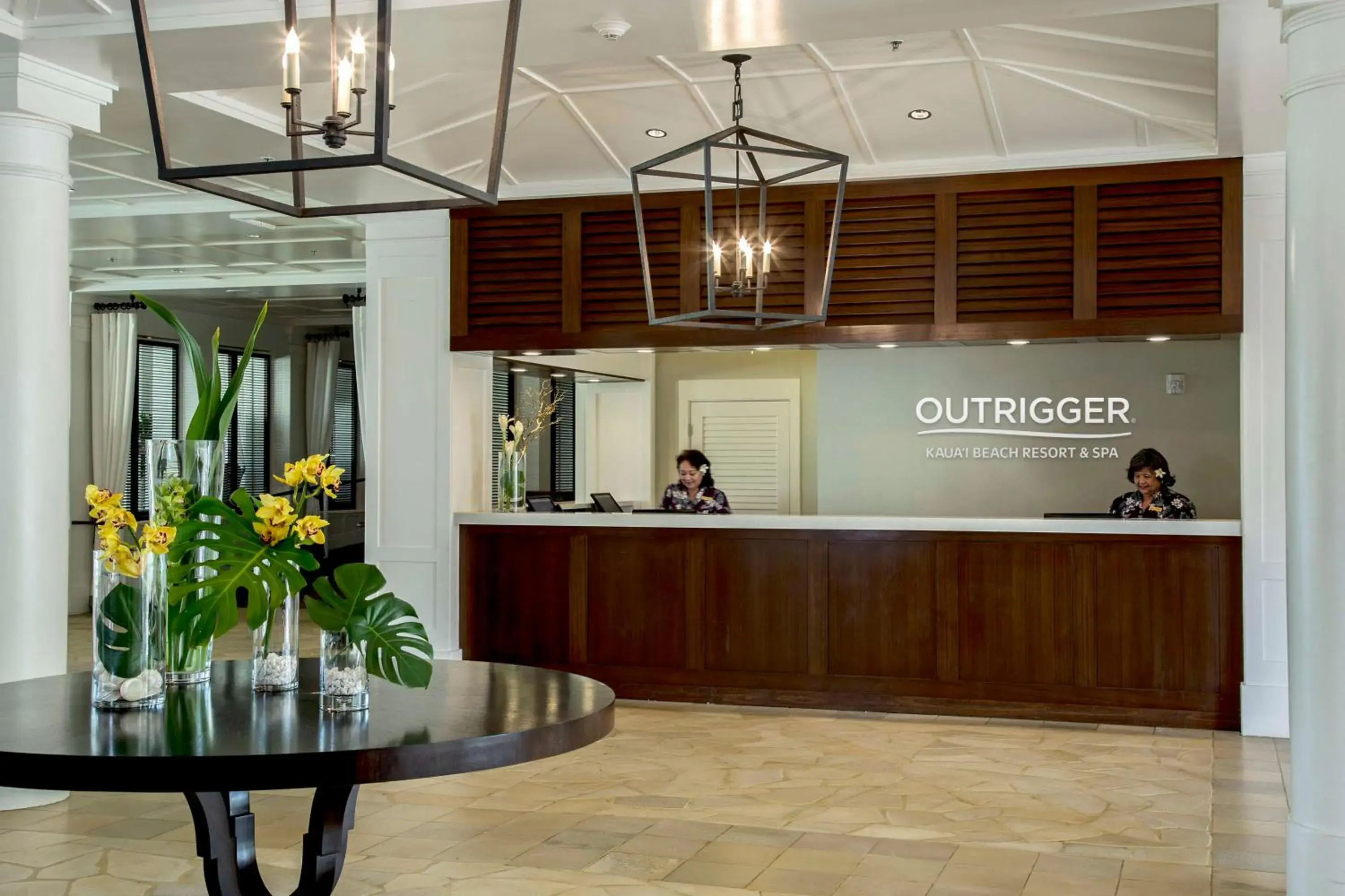 Lobby or reception in OUTRIGGER Kaua'i Beach Resort & Spa Lobby or reception in OUTRIGGER Kaua'i Beach Resort & Spa