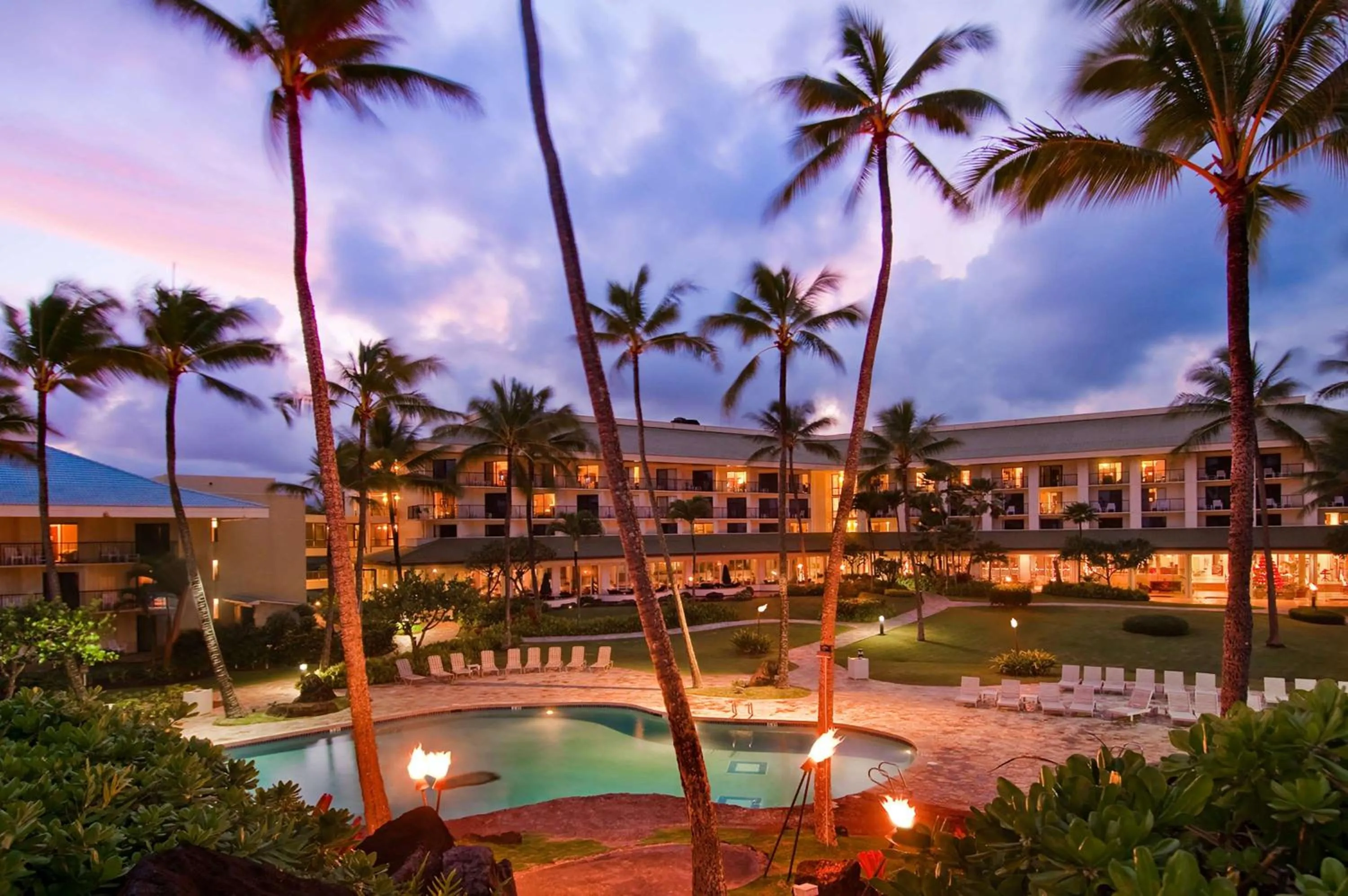 Pool view in OUTRIGGER Kaua'i Beach Resort & Spa