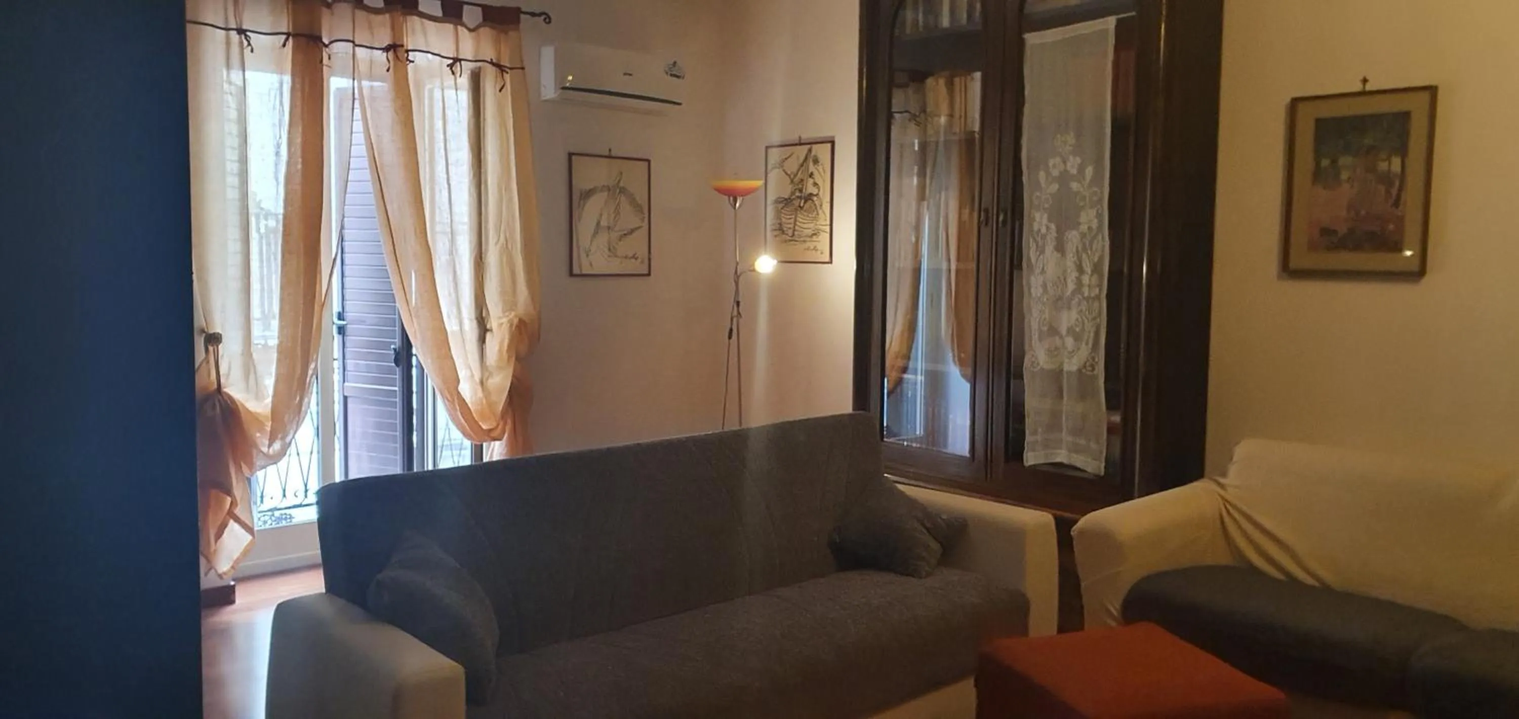 Seating area in La Casa delle Lodole