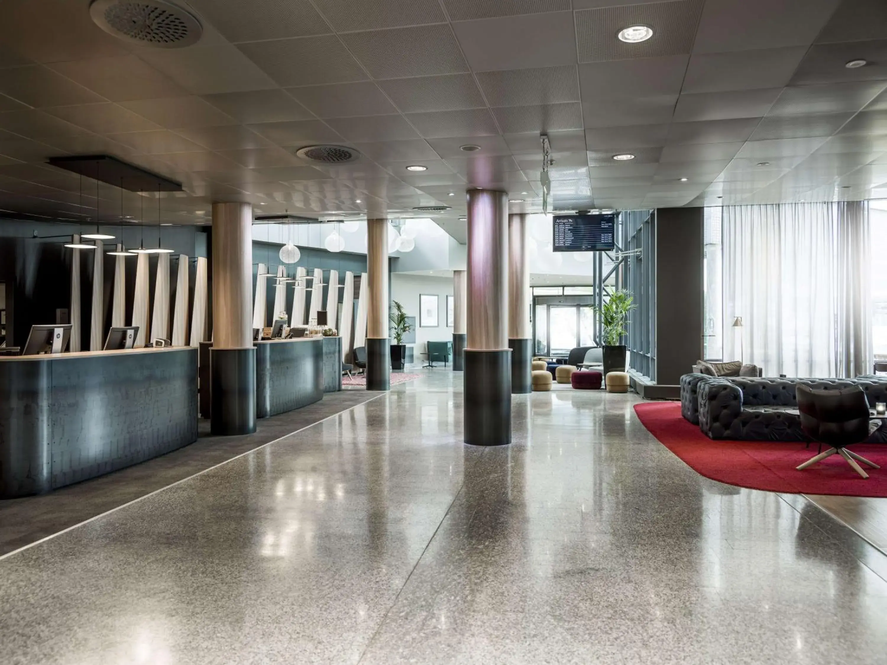 Lobby or reception in Radisson Blu Airport Hotel, Oslo Gardermoen Lobby or reception in Radisson Blu Airport Hotel, Oslo Gardermoen