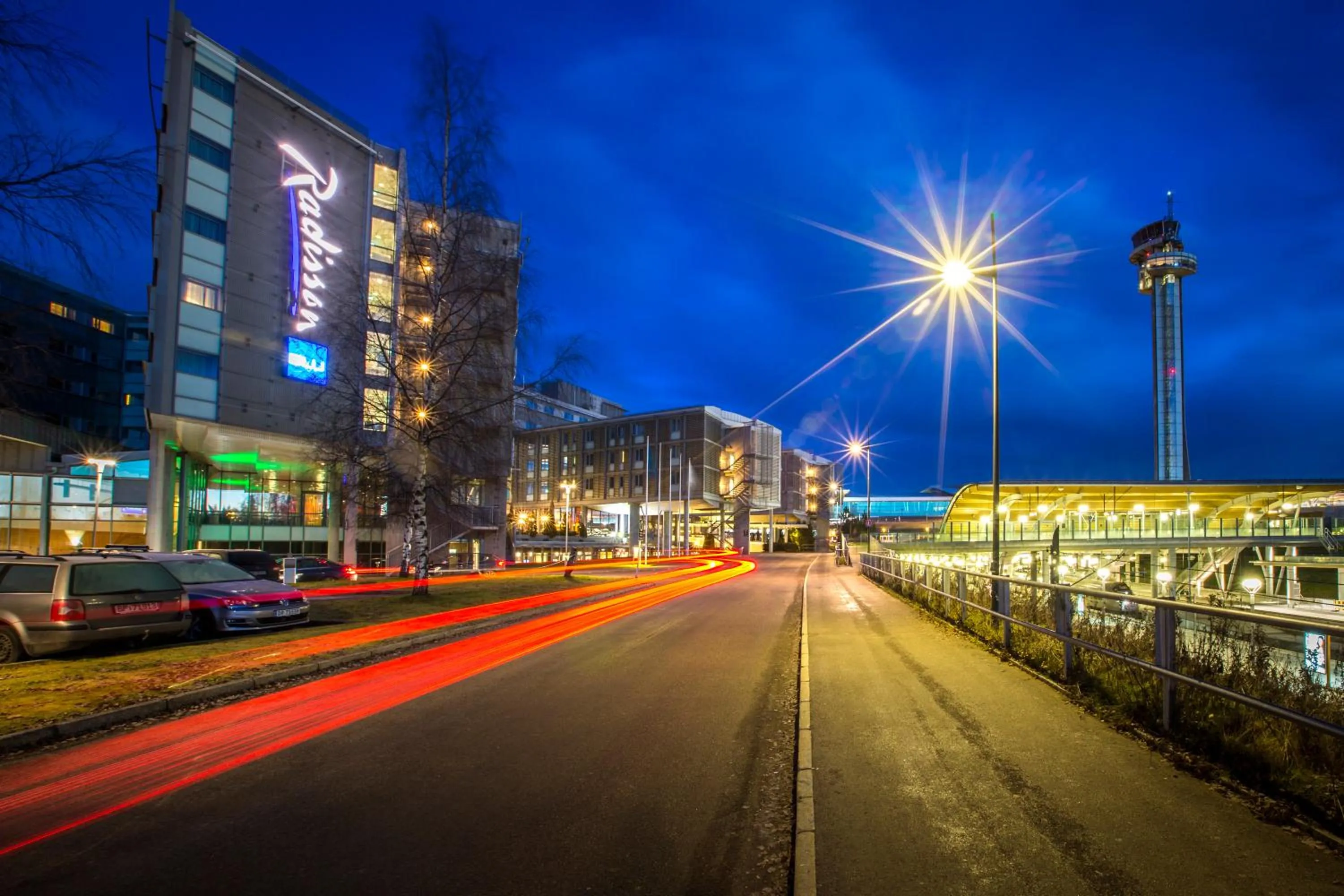 Facade/entrance in Radisson Blu Airport Hotel, Oslo Gardermoen