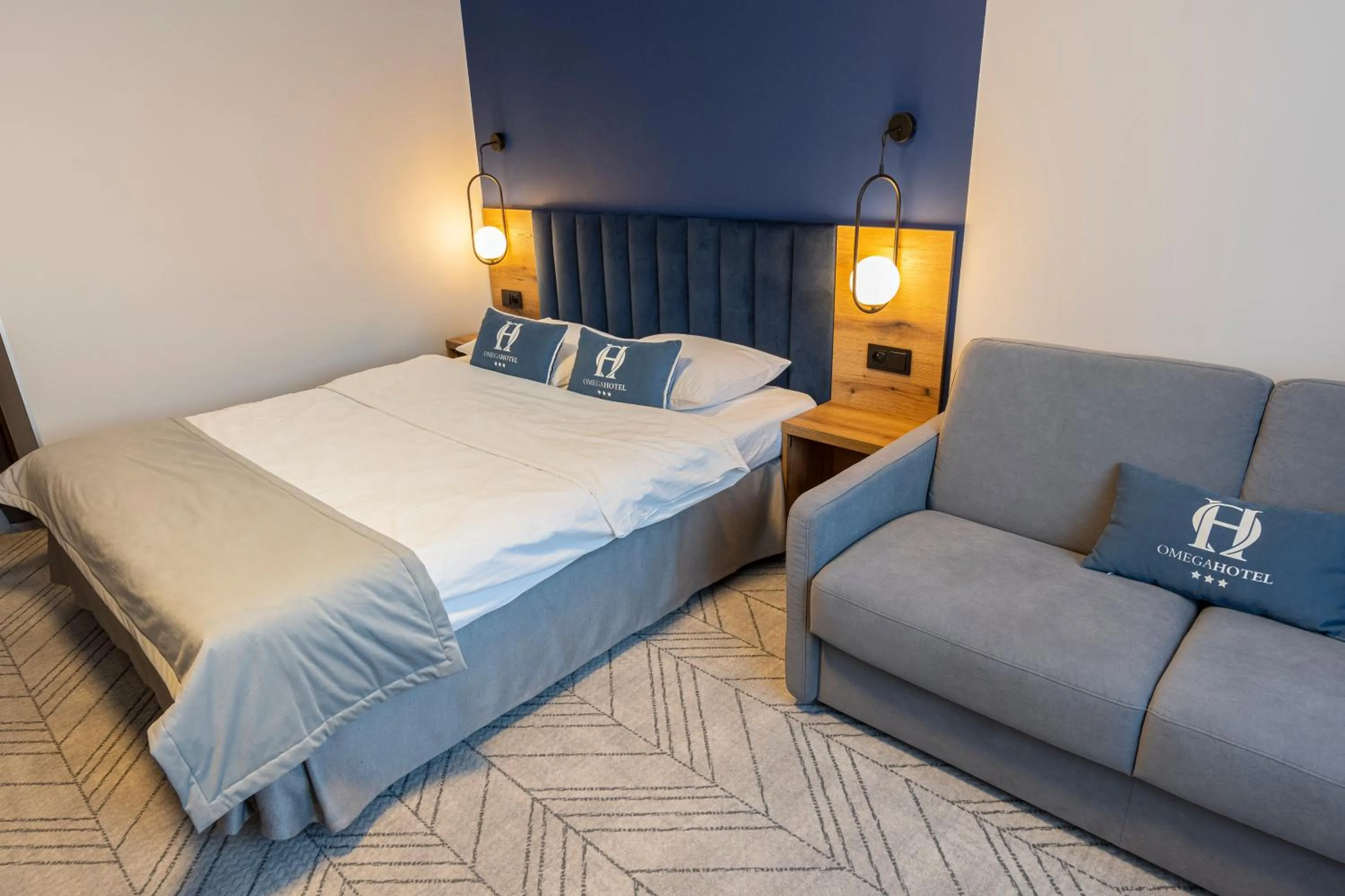 Photo of the whole room, Bed in Omega Hotel