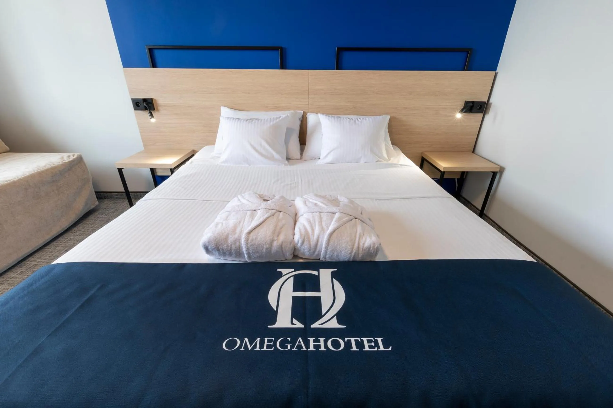 Photo of the whole room, Bed in Omega Hotel