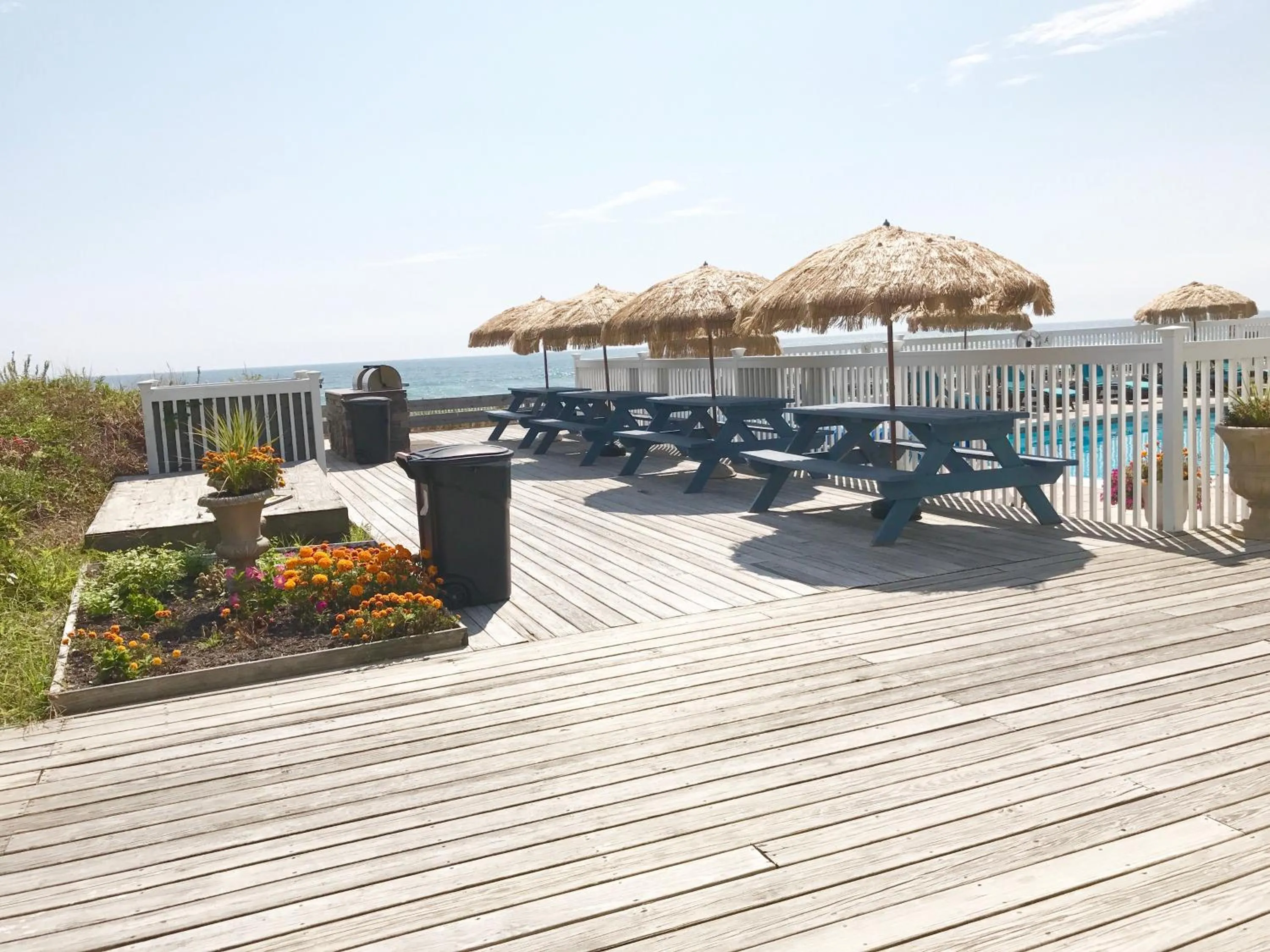 BBQ facilities in Ocean Surf Resort