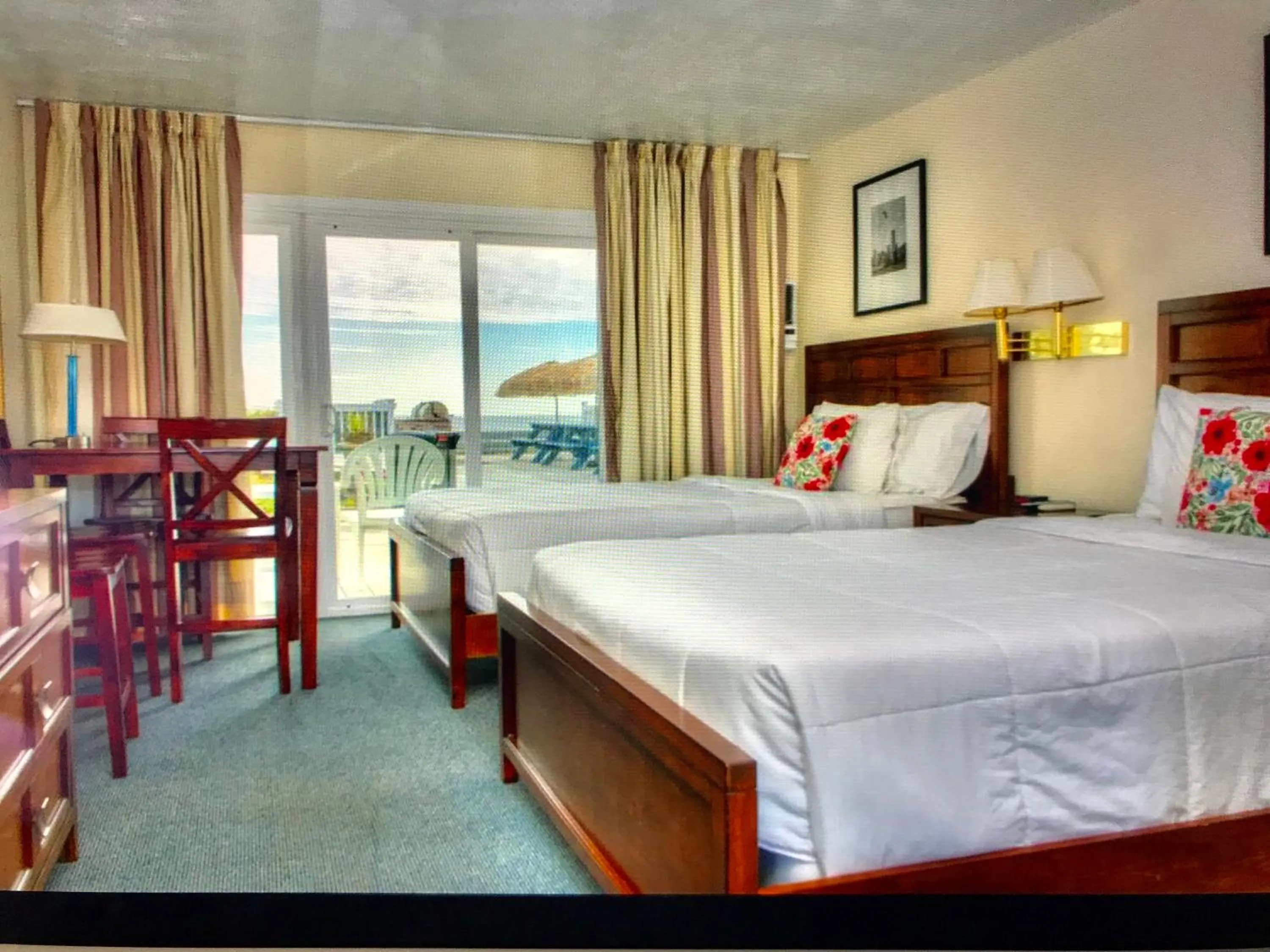 Dining area in Ocean Surf Resort