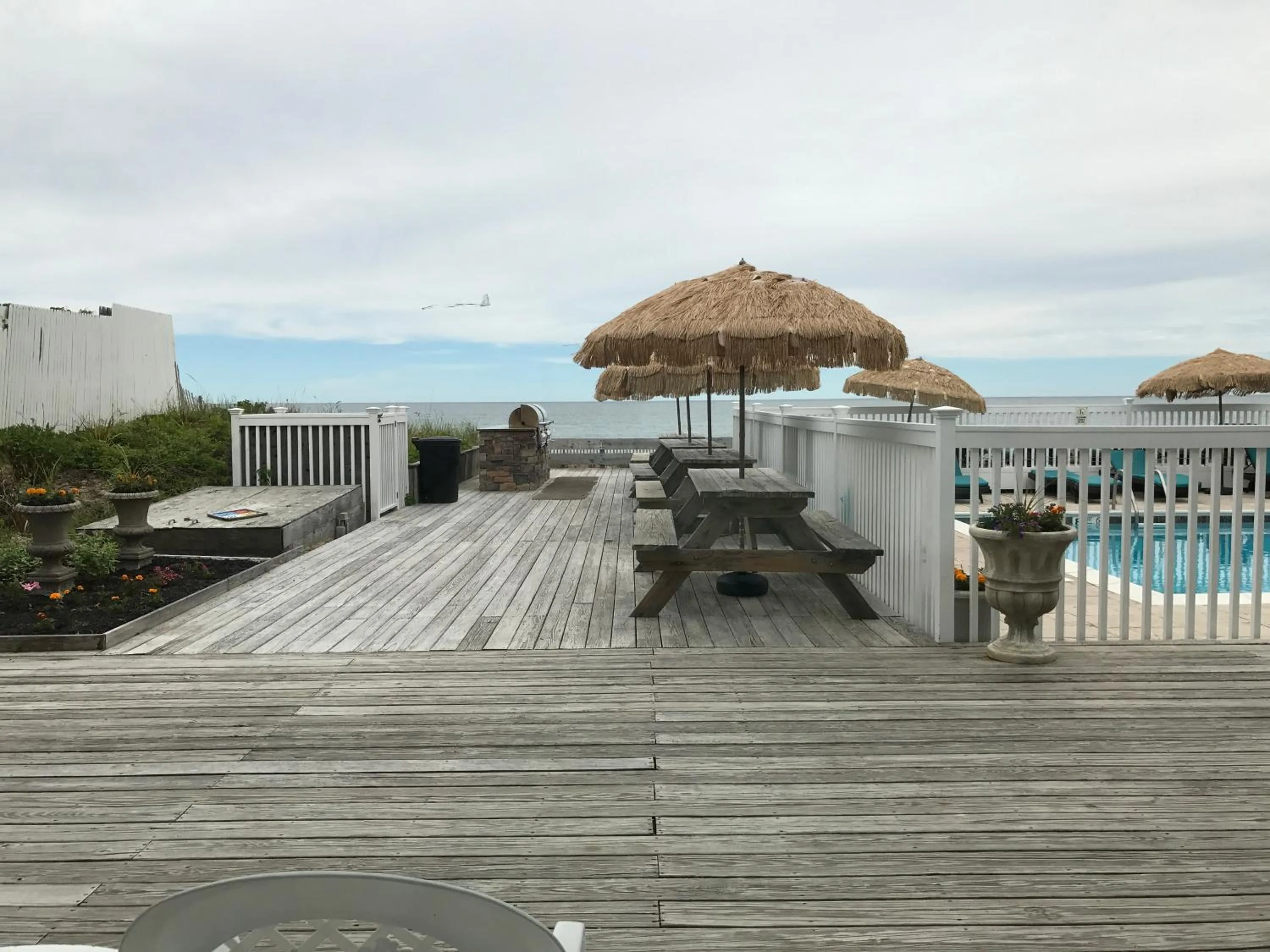 BBQ facilities in Ocean Surf Resort